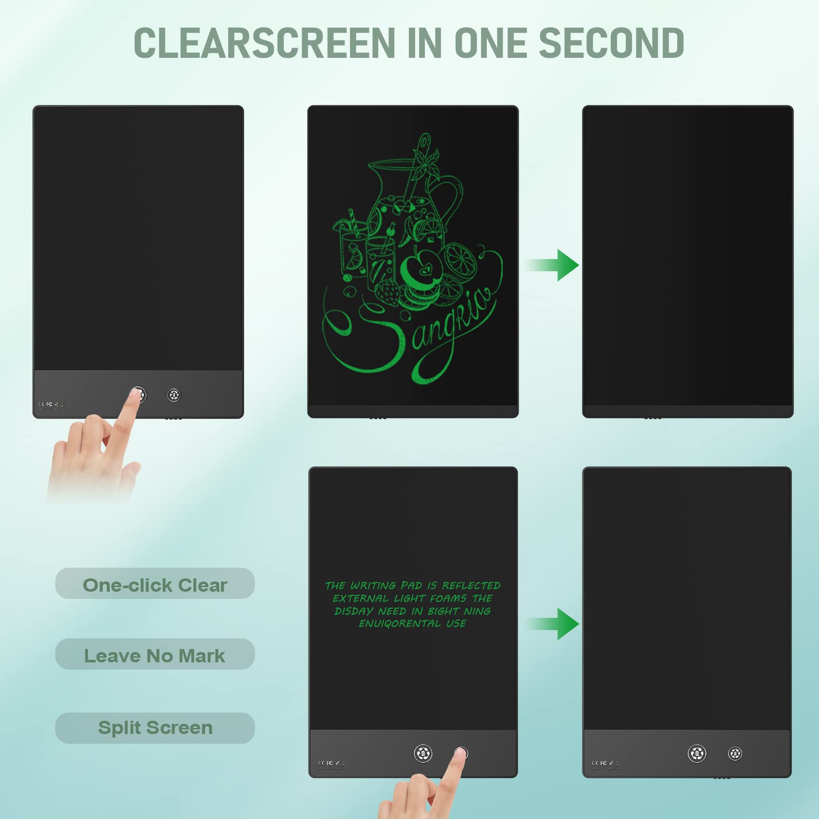 Ksequ Lcd Writing Tablet For Adults  10.5 Lcd Writing Tablet