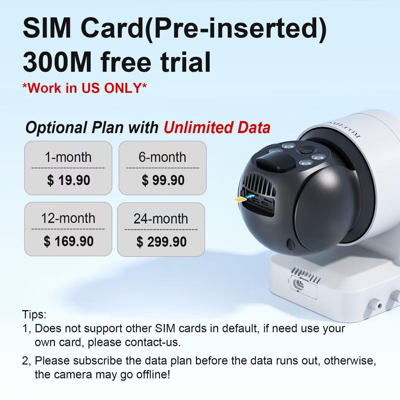 4G Lte Cellular Security Camera No Internet Needed, No Wifi Security Cameras Wireless Outdoor, Solar Camera With Sim Card, Pir S