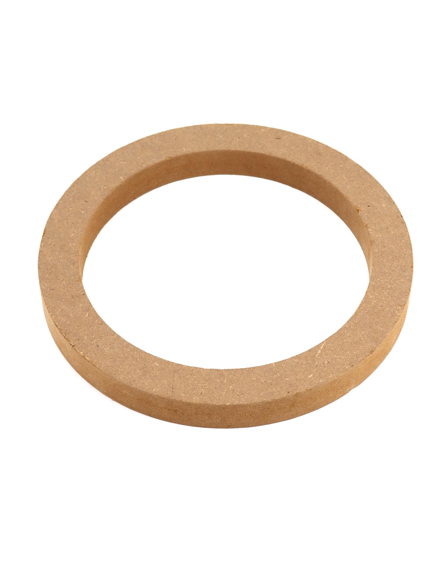 Qwork Wooden Speaker Spacer Rings, 4 Pcs 6.5'' Car Mdf Speaker Ring, Mdf Tweeter Wood Rings For 6.5 Inch Speakers