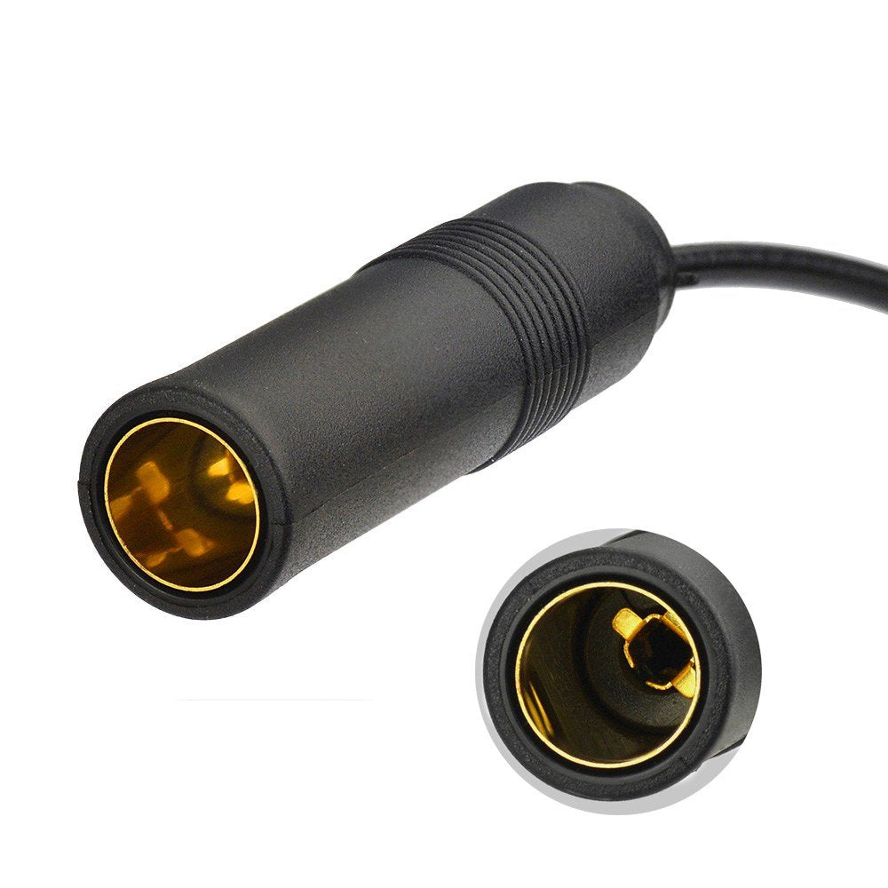Bingfu Universal Vehicle Car Stereo Fm Am Radio Antenna Adapter Cable Fakra Z Female To Din Socket Connector Cable 15Cm 6 Inch F