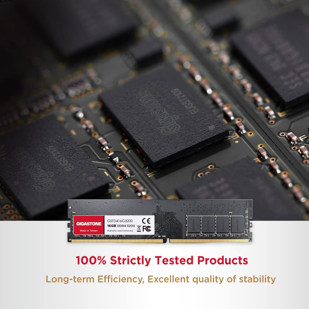 ?Ddr4 Ram? Gigastone 32Gb Kit (2X16Gb) Ddr4 3200Mhz (2933Mhz Or 2666Mhz) Pc4 25600 (Pc4 23400, 21300) Cl22 1.2V Udimm 288 Pin Un