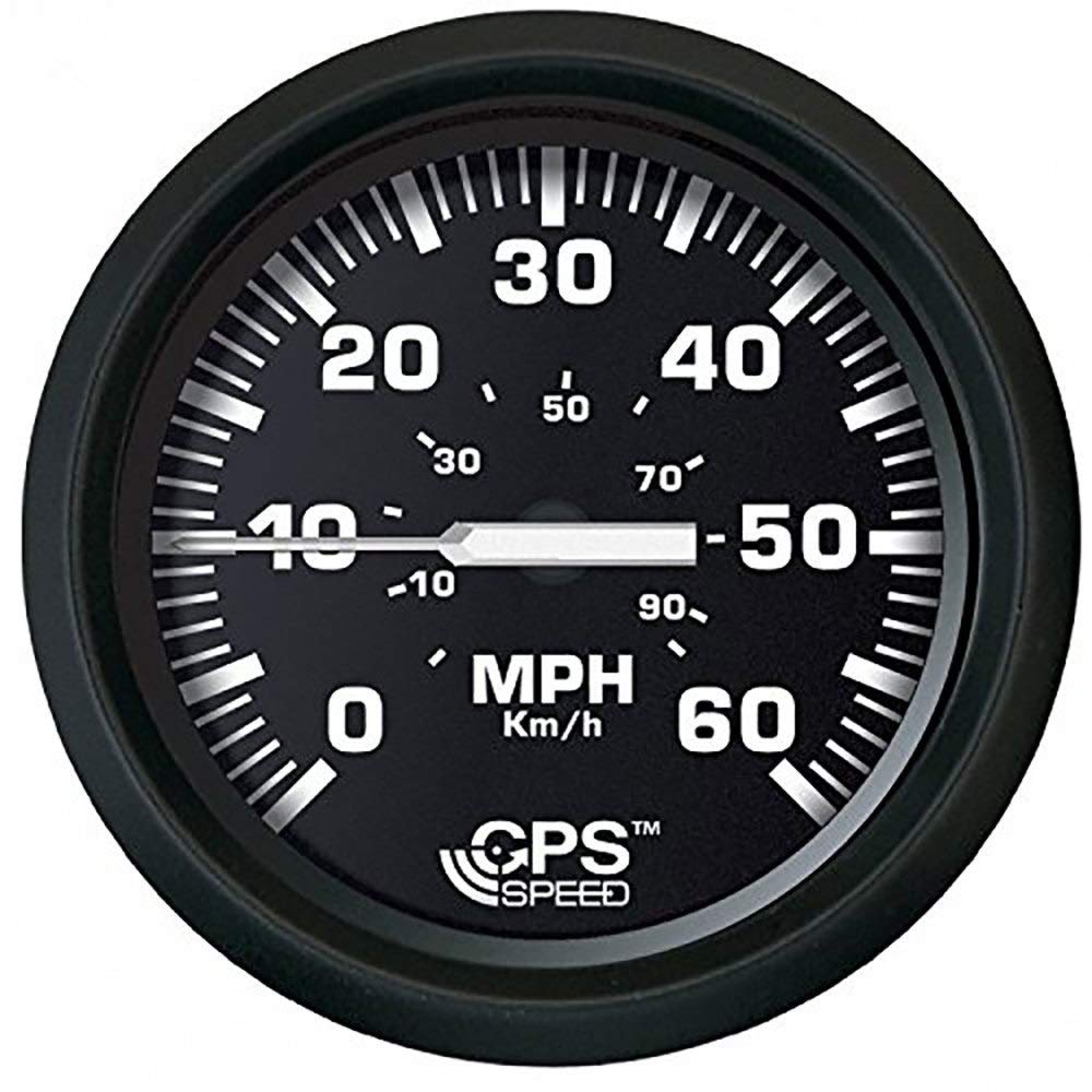 Faria Beede 32816 Euro Speedometer Gps (60 Mph) Studded   4, Black