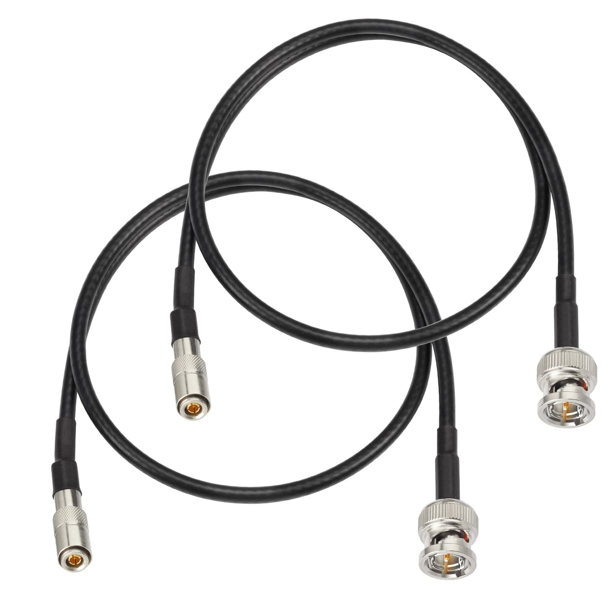 Superbat DIN to SDI BNC Cable, DIN 1.0/2.3 to BNC Male Belden 1855A Cable 20inch for Blackmagic BMCC/BMPCC Video Assist 4K Transmissions HyperDeck Cameras 2pcs