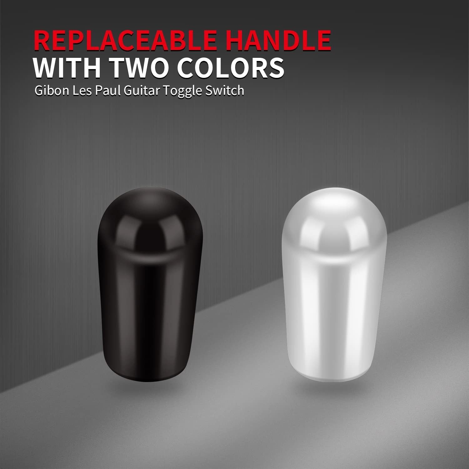 Daiertek Gibon Les Paul Guitar Toggle Switch 3-Way Pickup Selector For Electric Guitar Silver Tip