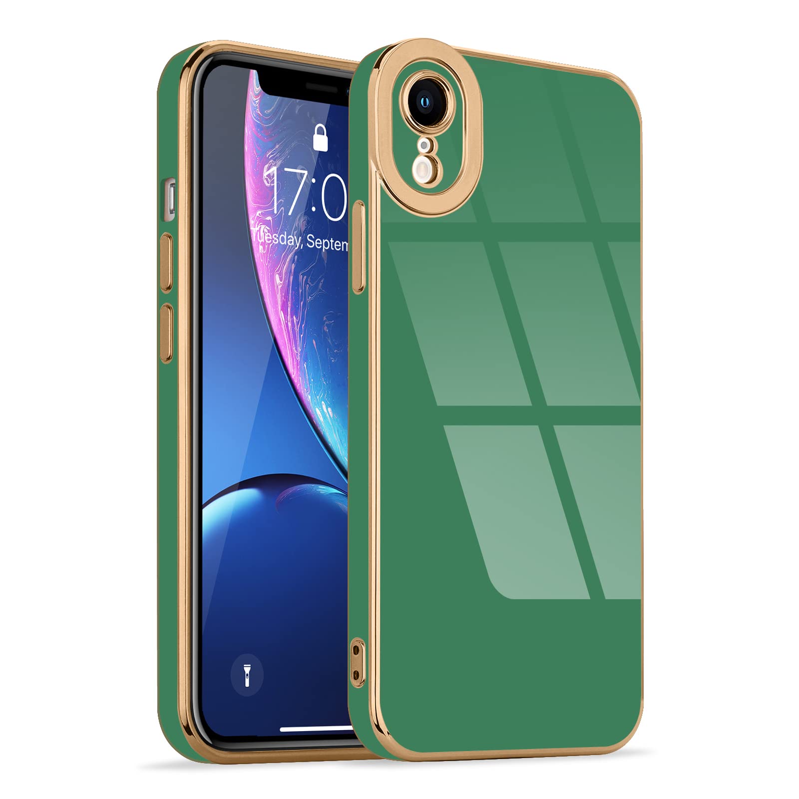 Lafunda For Iphone Xr Case, Cute Slim Soft Silicone Shockproof Phone Cover For Women Girls Anti Scratch Camera Protective Luxury