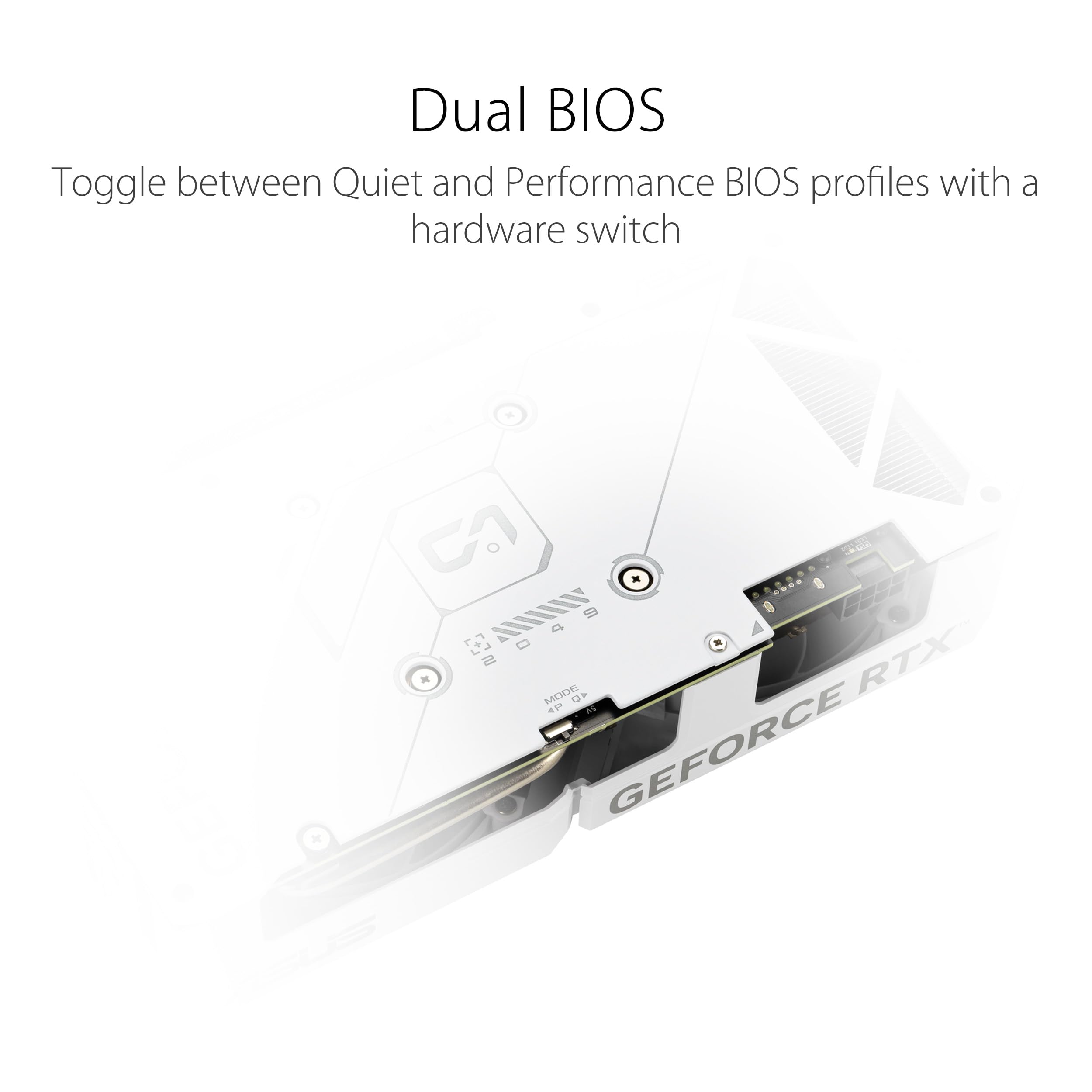 Asus Dual Geforce Rtx 4060 Evo White Oc Edition 8Gb Gddr6 (Pcie 4.0, 8Gb Gddr6, Dlss 3, Hdmi 2.1A, Displayport 1.4A, Axial Tech