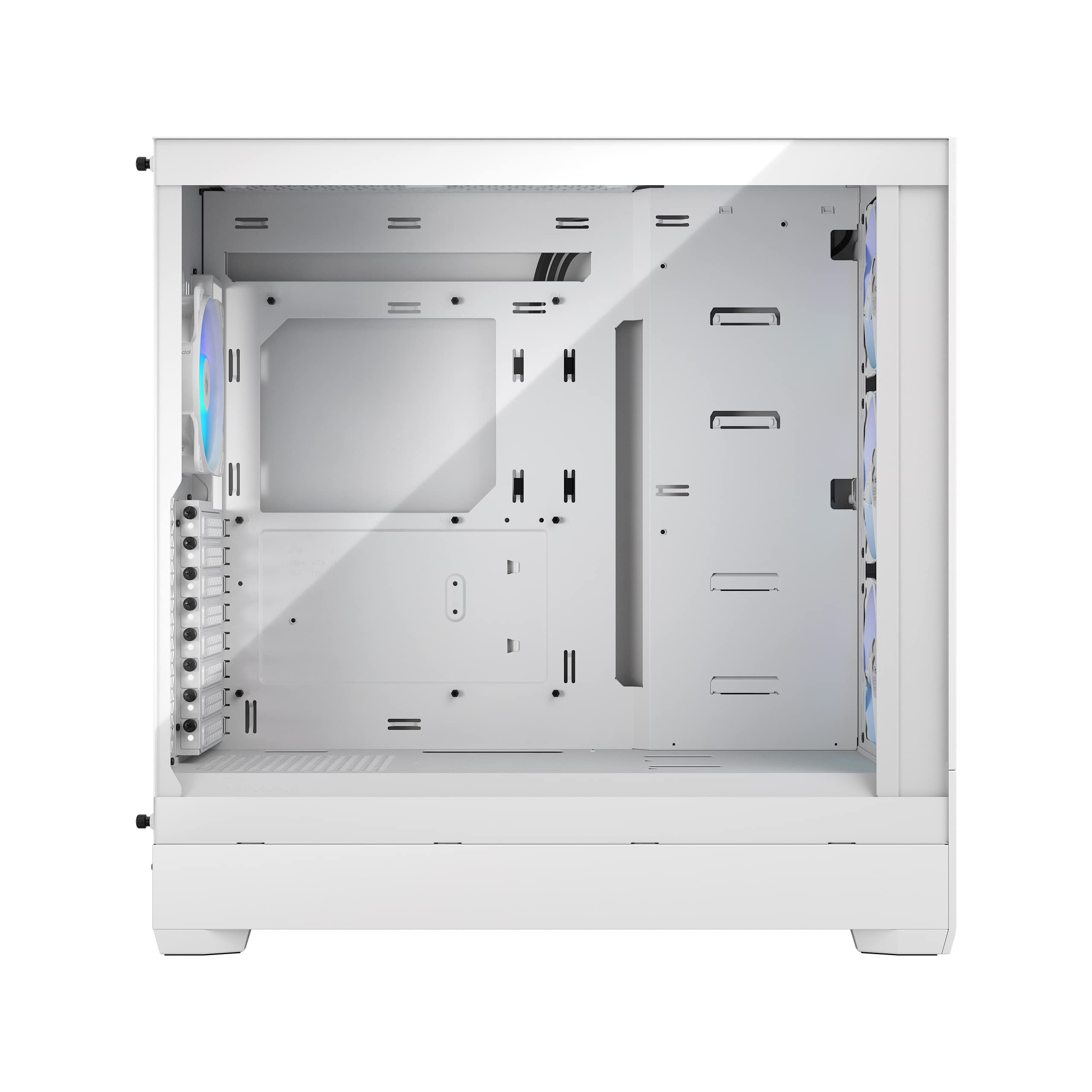 Fractal Design Pop Xl Air Rgb White Core Tempered Glass Clear Tint