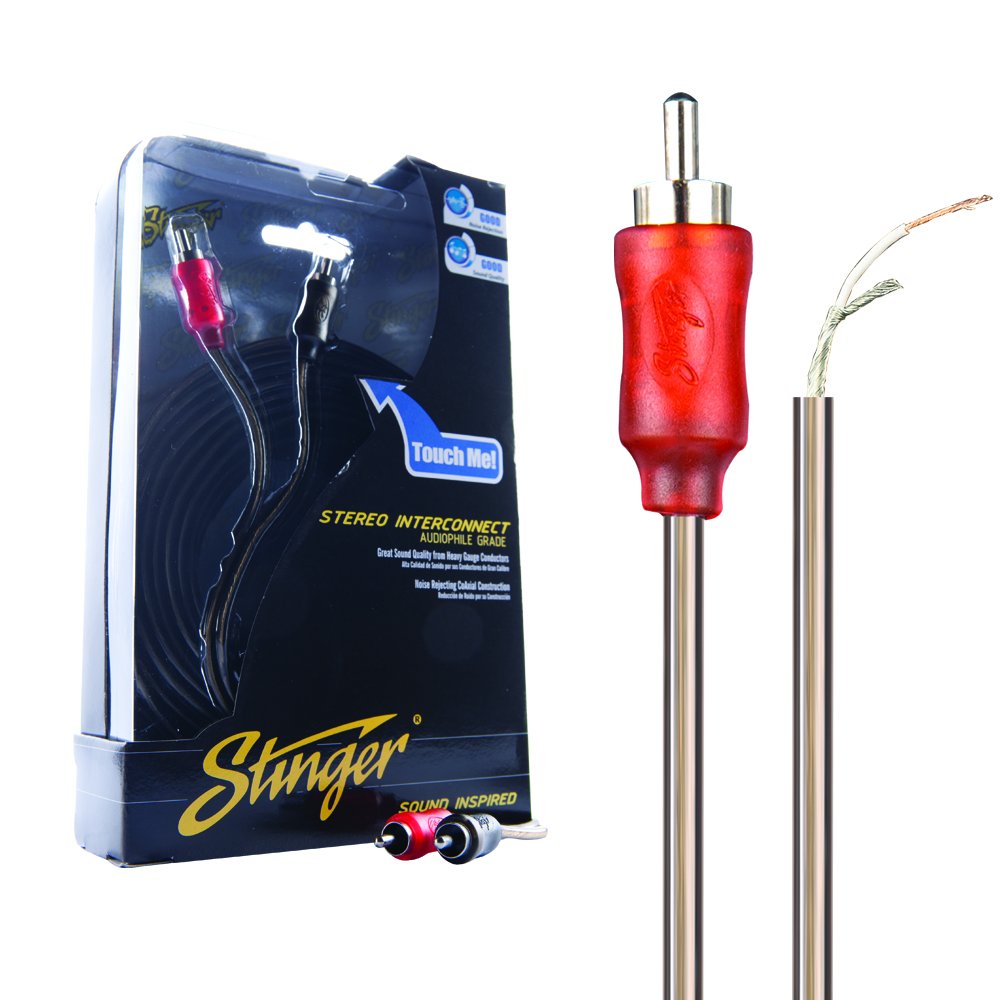 Stinger SI1215 15-Foot 1000 Series 2-Channel Audiophile Grade RCA Stereo Interconnect Cable