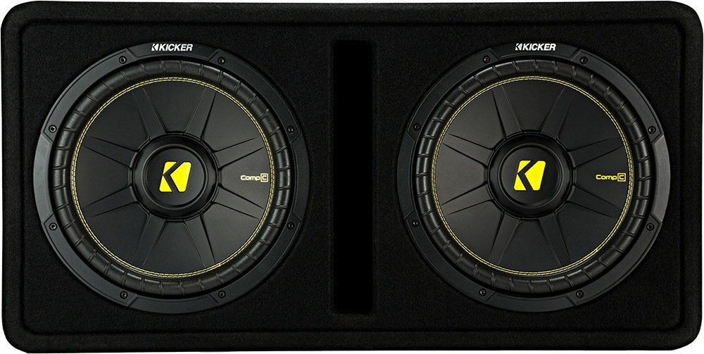 Kicker 44Dcwc122 Dual Compc 12'' Subwoofers In Vented Enclosure 2 Ohm