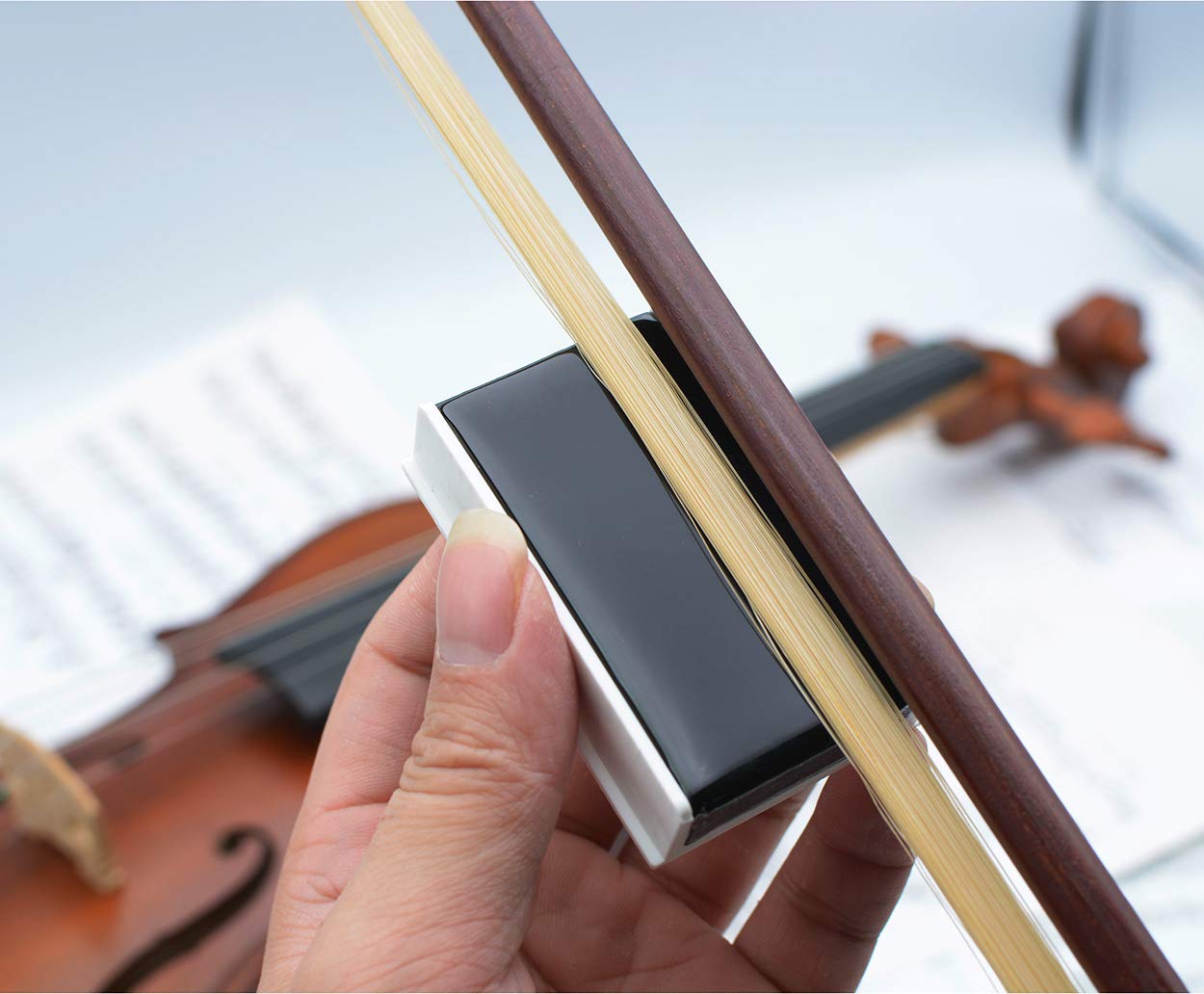 Rosin For Violin Viola Cello Bow,2 Pack Dark Black Natural Rosin