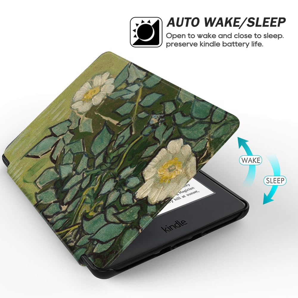 Scsvpn Case For Kindle Paperwhite (11Th Generation 2021) & Kindle Paperwhite Signature Edition 6.8'', Lightweight Slim Durable P