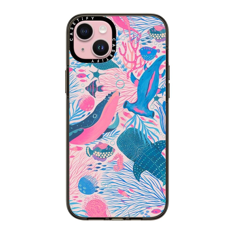 Casetify Compact Iphone 15 Plus Case [2X Military Grade Drop Tested / 4Ft Drop Protection]   Animal Prints   Under The Sea By Gr