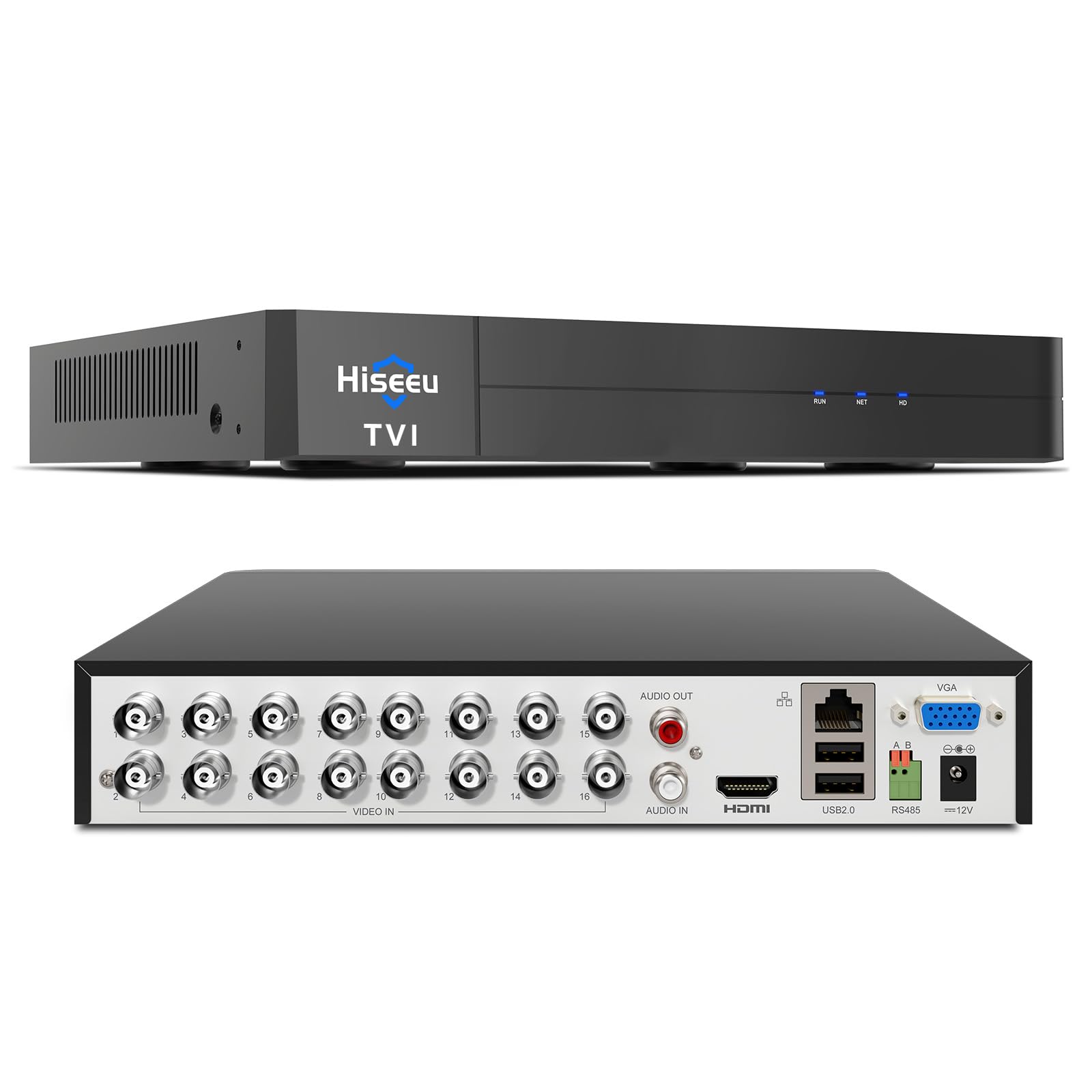 Hiseeu 1080P Dvr 16 Channel Security Digital Video Recorder Advanced Cctv Dvr For Security Camera,Ahd/Tvi/Cvi/Cvbs/Ipc 5 In 1 Hybrid,Remote Access,No Monthly Fee(No Hard Drive)