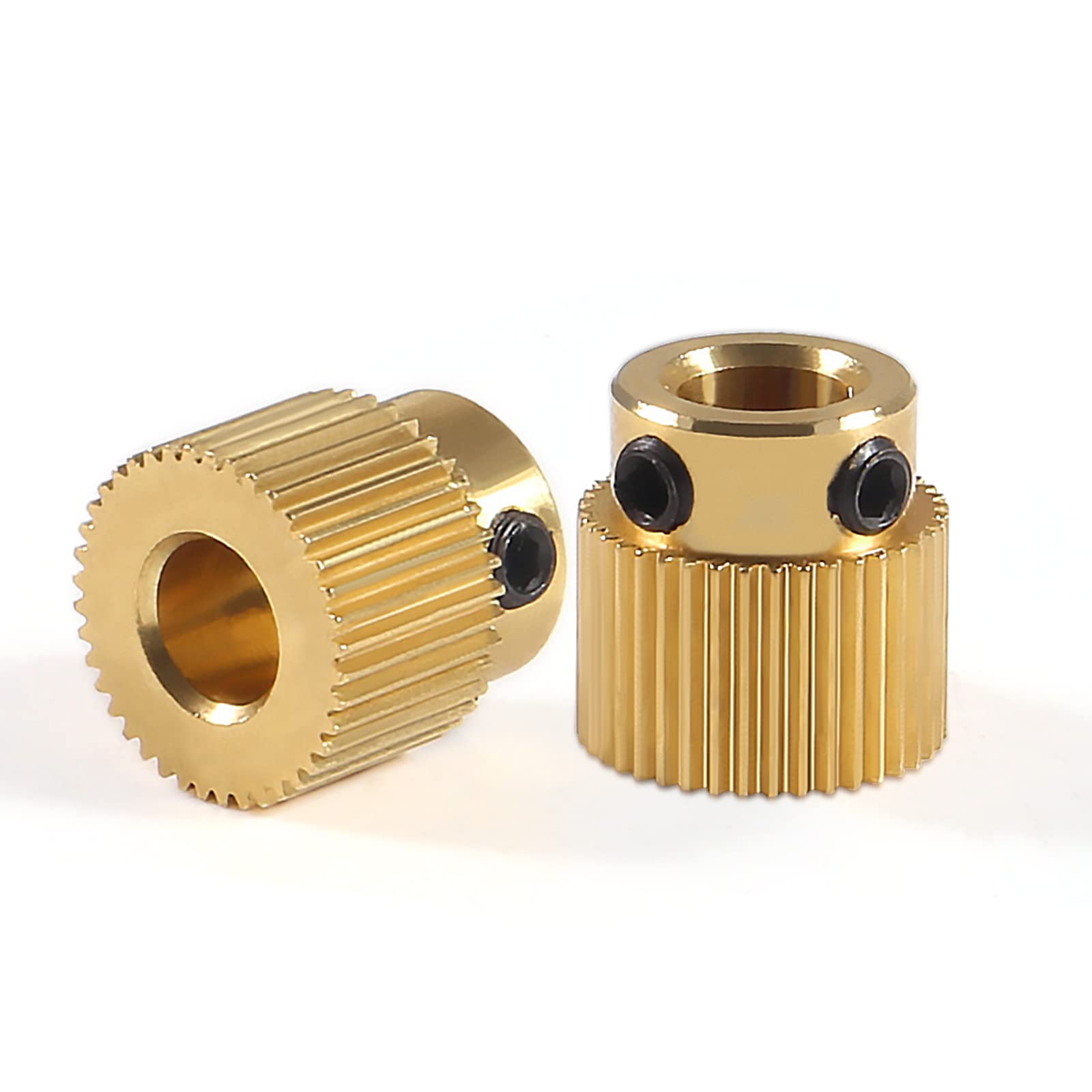 15Pcs Extruder Wheel 40 Teeth Gear Brass Extruder Wheel Gear 3D Printer Parts Compatible With Cr 10, Cr 10S, S4, S5, Ender 3, En