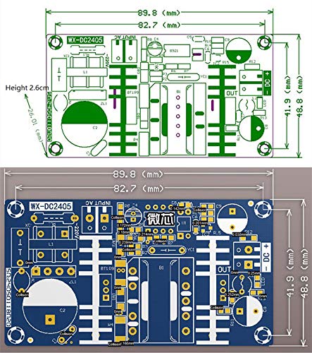 Noyito Ac To Dc Isolated Power Supply Module Ac 120V 100V   240V To Dc 12V 4A 48W Peak 12V 6A 72W Max Power Module With Overvolt