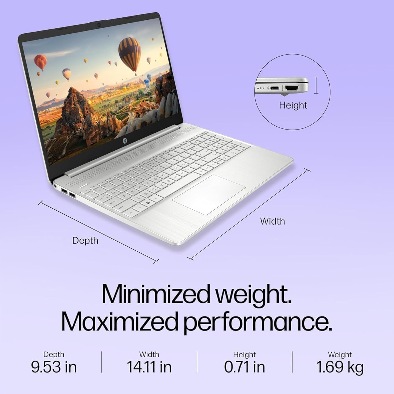 Hp Intel 8-Core I3 Laptop With Sample Wireless Earbuds, 32Gb Ram, 1Tb Ssd, Fingerprint Reader, 15.6'' Fhd Display, Windows 11