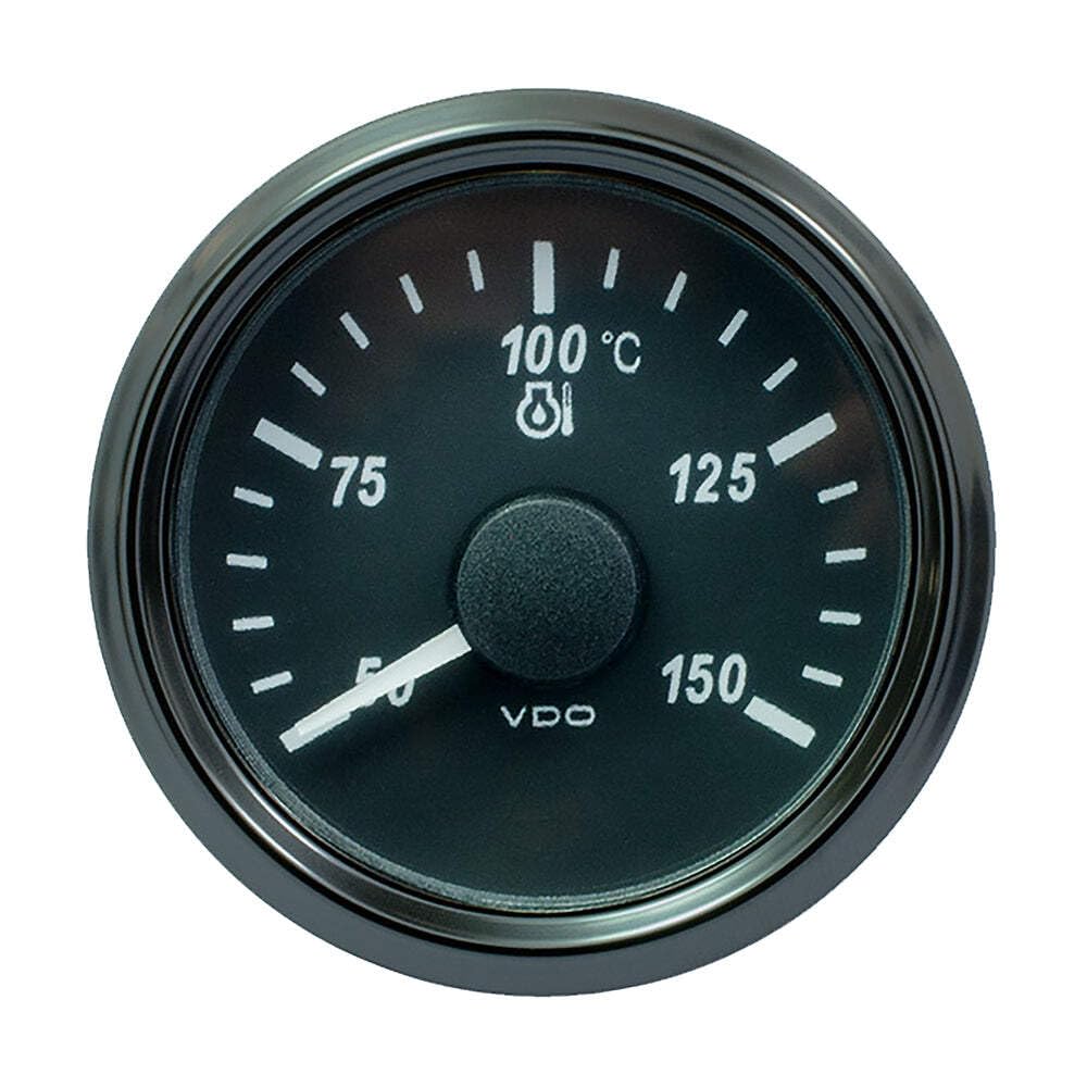 Vdo Singleviu 52Mm (2-1/16'') Oil Temp. Gauge - Euro - 150&Deg; C - 322-18 Ohm,WBEEAB09B3MDKF5