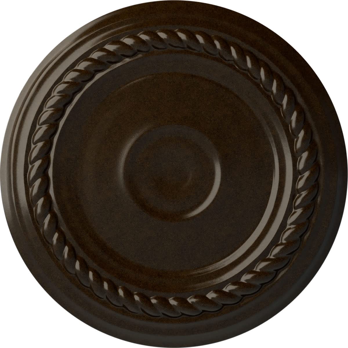 Ekena Millwork CM07ALBZS 7-7/8 x 3/4 Small Alexandria Ceiling Medallion, Bronze