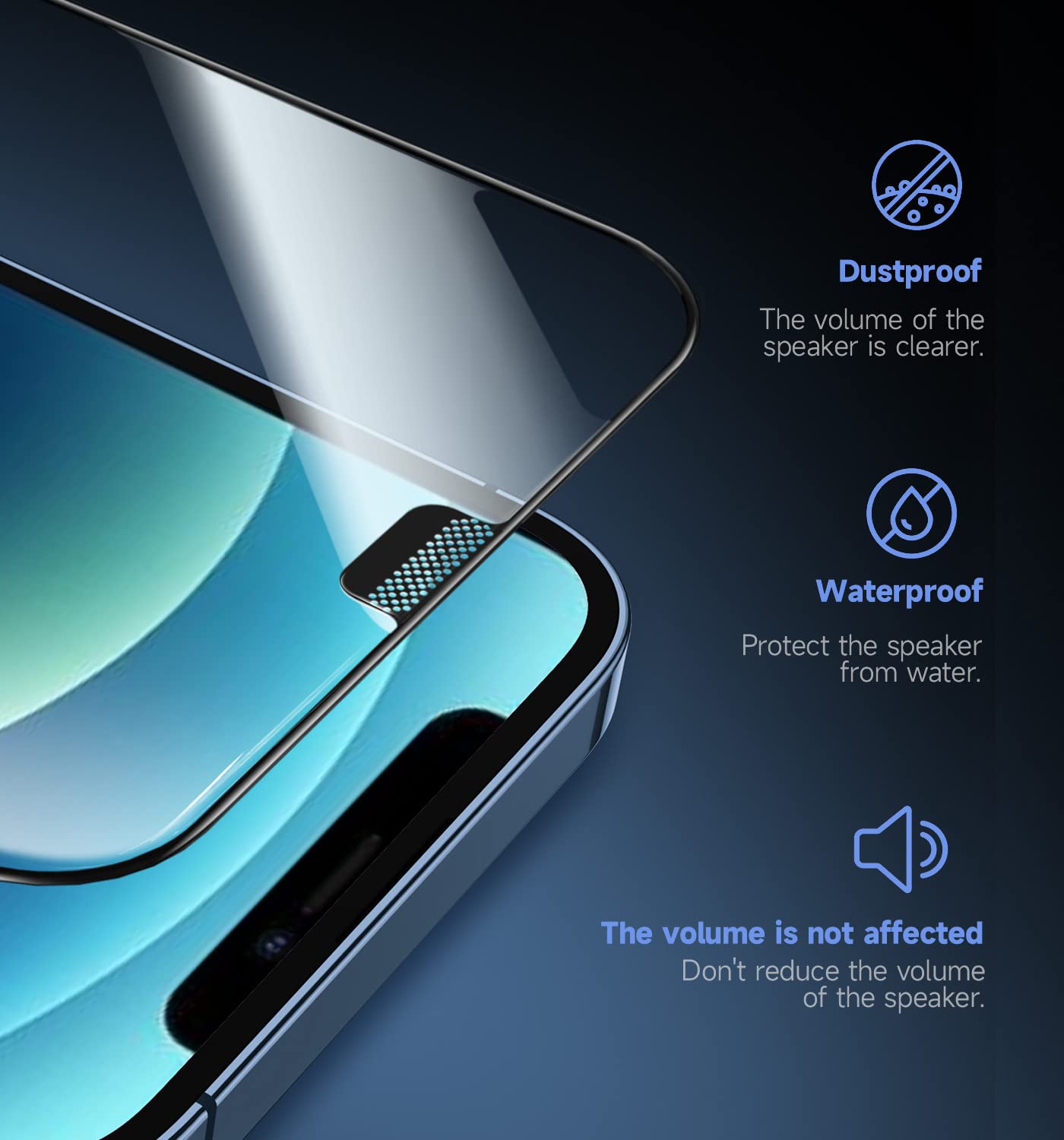 MAGIC JOHN Tempered Glass Screen Protector for iPhone 12/12 Pro - 2 Pack, Bubble Free, HD Clear, Easy Installation, Auto Dust-Elimination