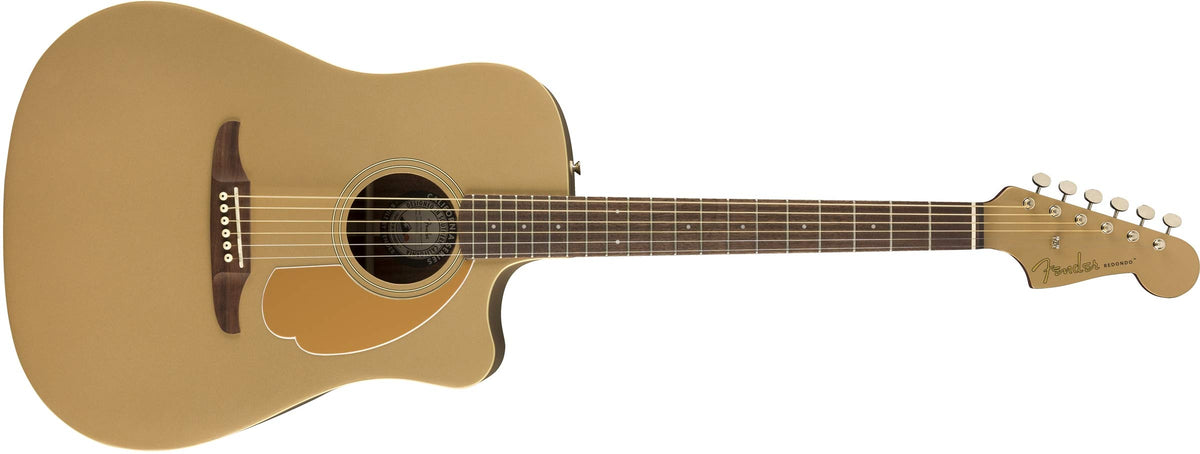 Fender Redondo Player Acoustic Guitar, Bronze Satin, Walnut Fingerboard