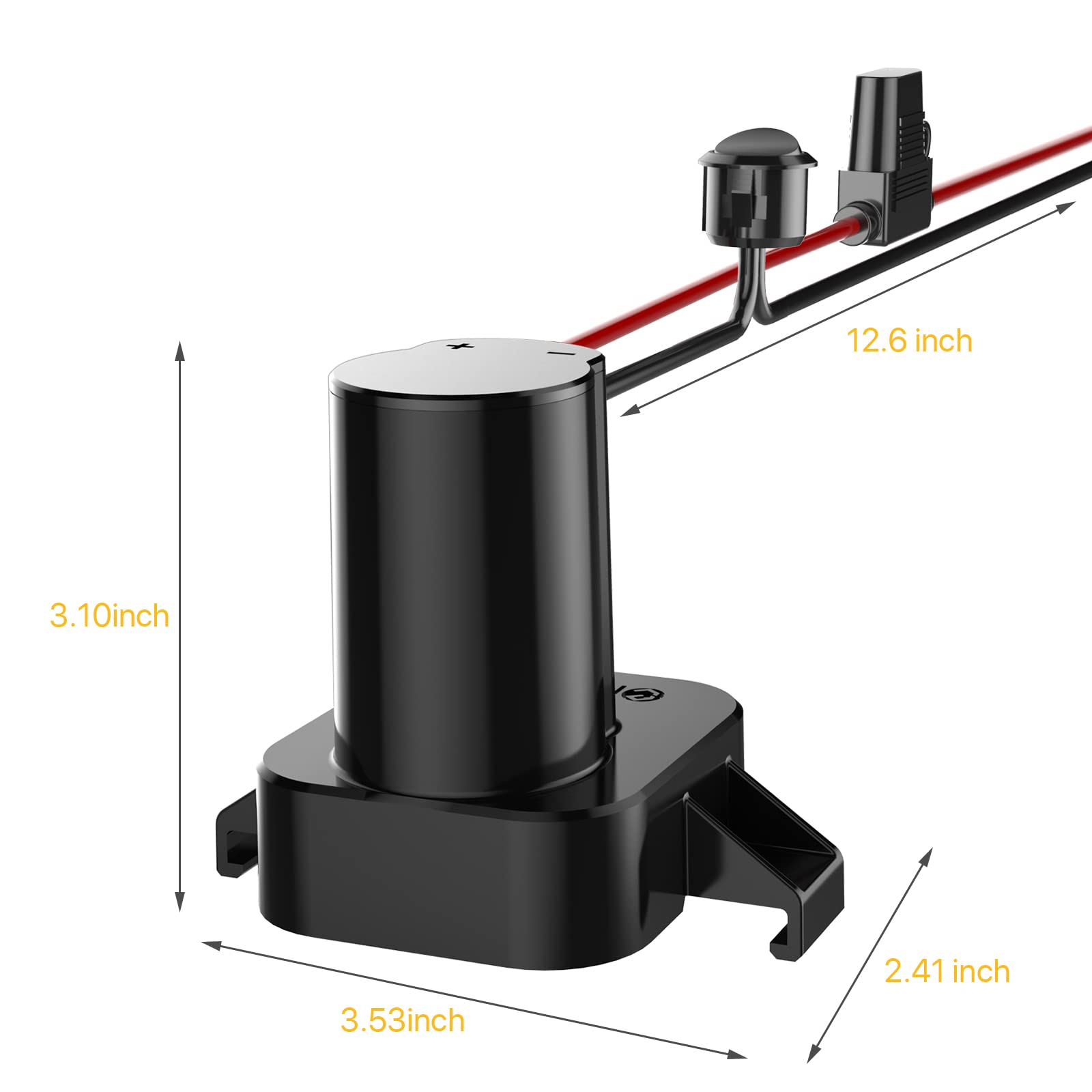 Power Wheel Adapter With Fuse & Switch, Secure Battery Adapter For 18V Xrp Lithium Battery, With 12 Gauge Wire, Good Power Conve