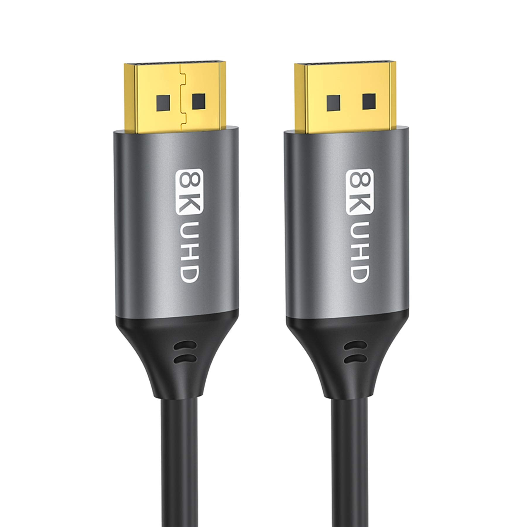 Aieloar 8K Display Port Cable 1.4,8K@60Hz 7680X4320 32.4Gbps Display Port To Display Port Cable, Backward Compatible With 4K@144