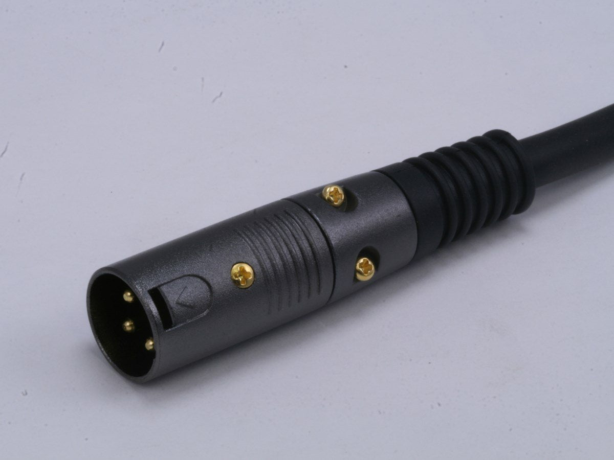 Monoprice Xlr Male To Xlr Female Cable   1.5 Feet   Black, 16Awg, Gold Plated Copper Wire Conductors   Premier Series