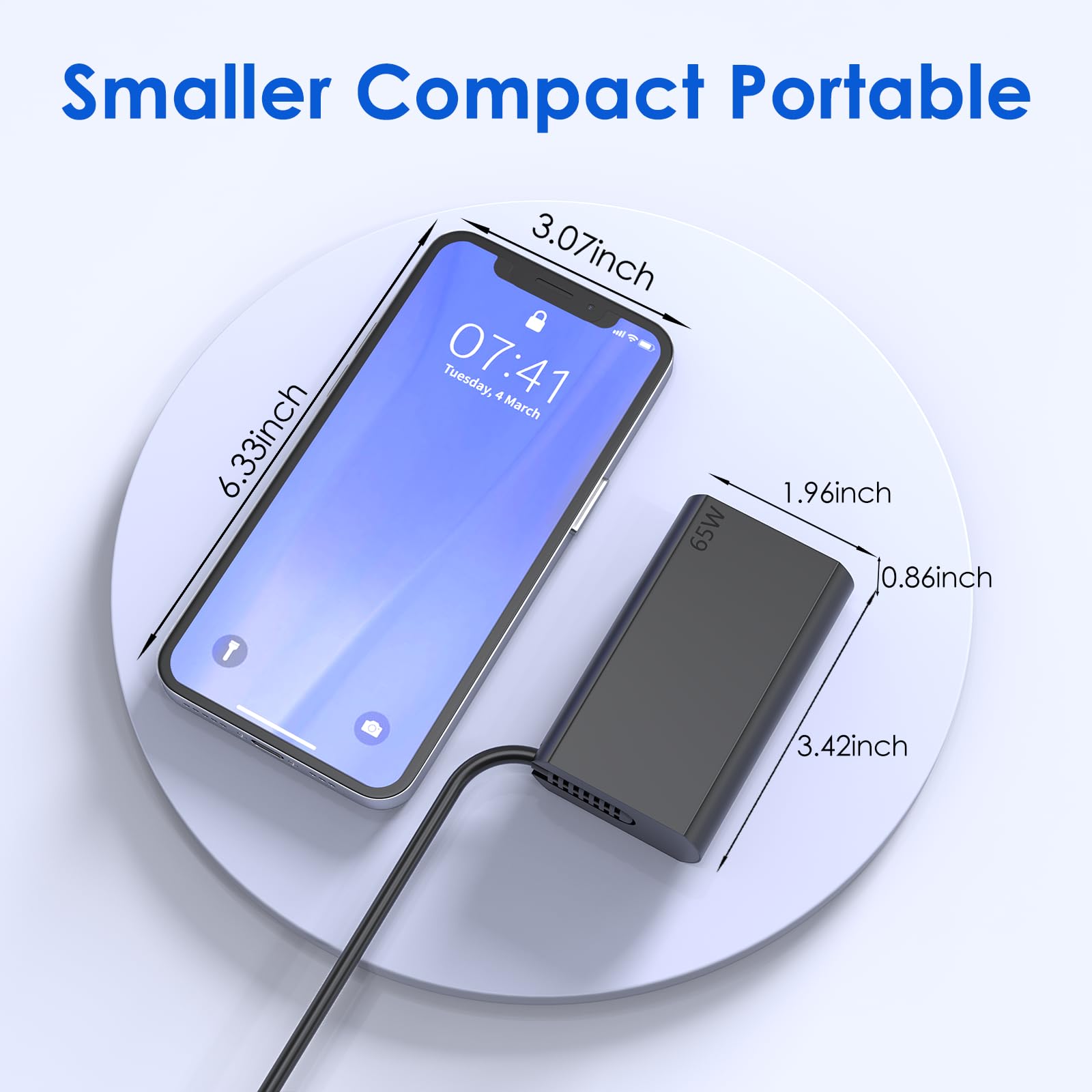 65W Usb C Laptop Charger For Lenovo Thinkpad E16 E15 E14 T14 T15 T16 T480 T480S T490 Gen 1 2 3 4 5 Thinkpad X1 Carbon Gen 11 10
