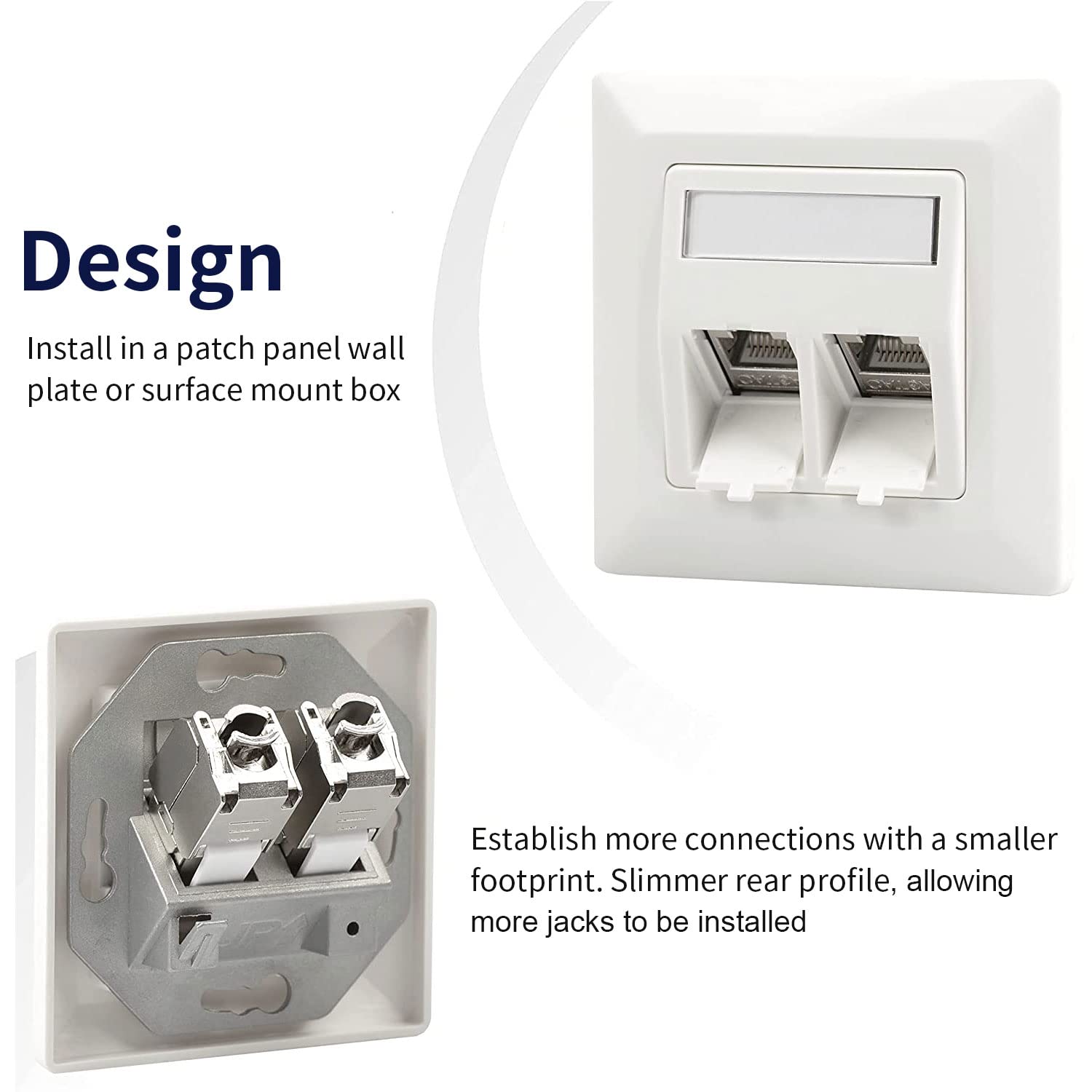 Zoerax 12 Pcs Cat6A Cat7 Keystone Jack Cat7 Rj45 Stp Tool Less Type Zinc Alloy Module Jacks Adapter Coupler For 22 To 26 Awg Sol