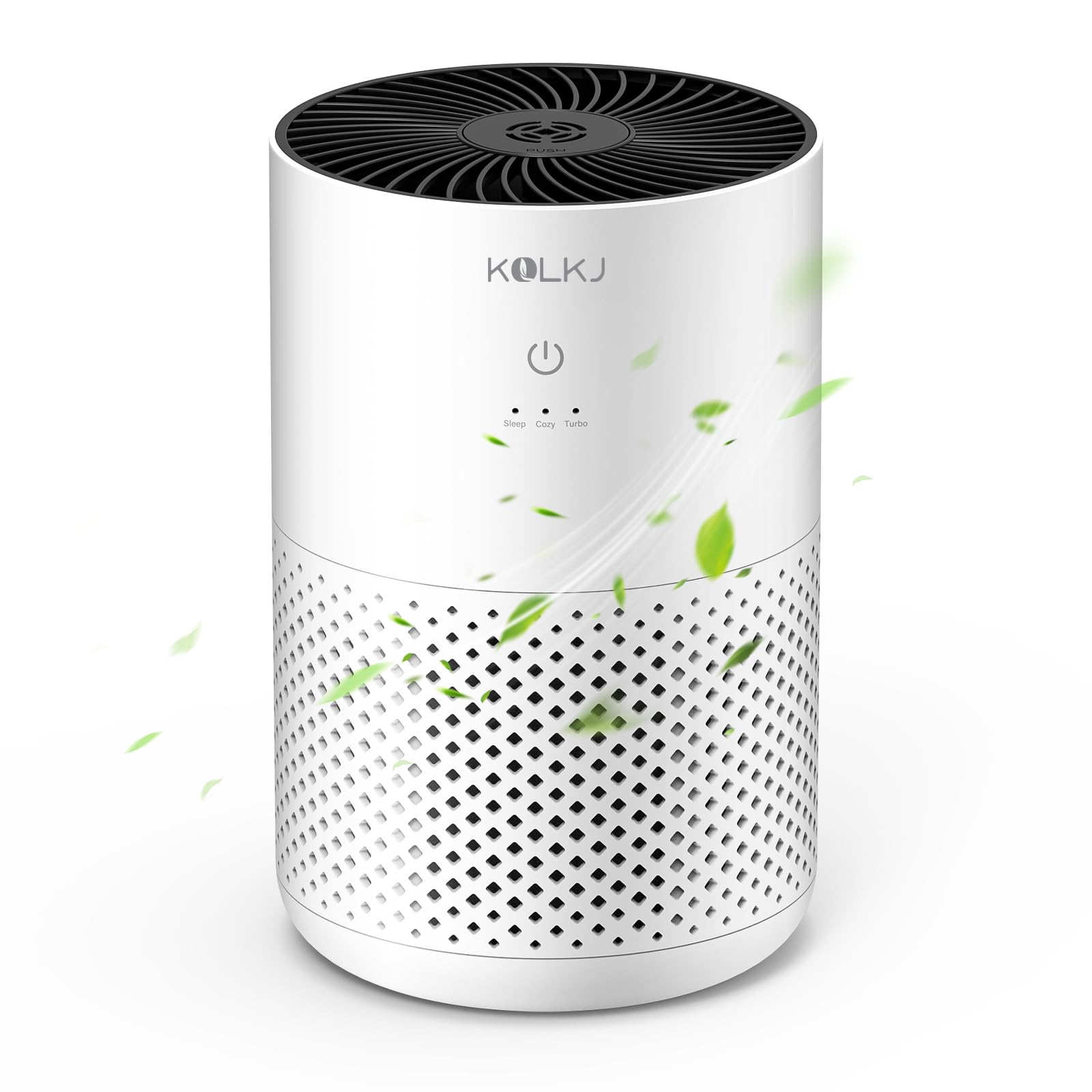 Air Purifier For Home Bedroom Dorm, H13 True Hepa Filter For A11Ergies, Pollen, Smoke, Dusts, Pets Dander, Odor, Portable Air Cl