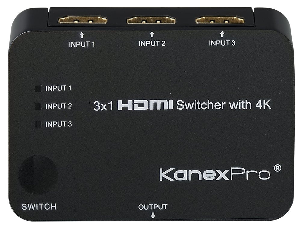 Kanex Pro Sw Hd3X14K 3 X 1 Hdmi Switcher With 4K