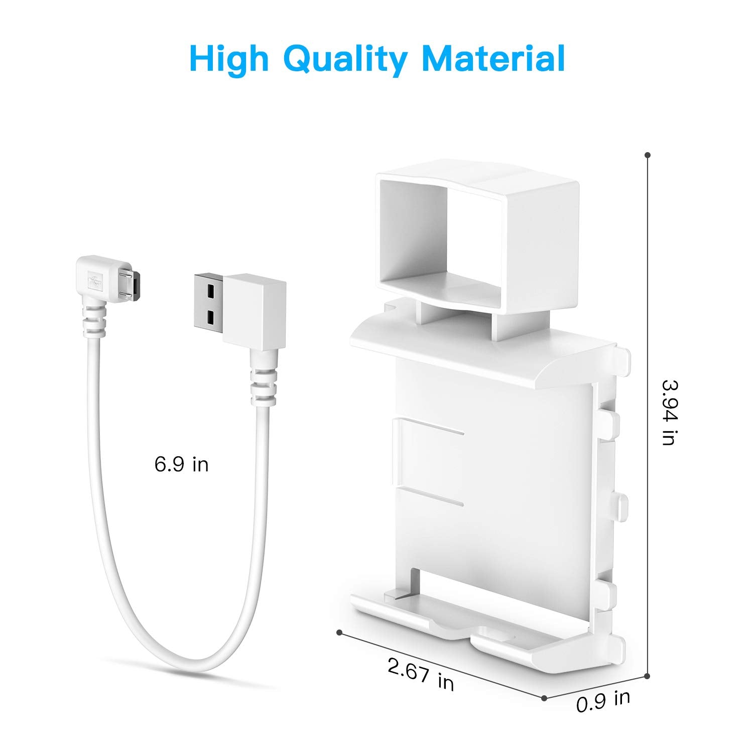 Holaca Outlet Wall Mount For Ring Smart Lighting Bridge,Easily Be Moved Saving Space No Messy Wires And Screws