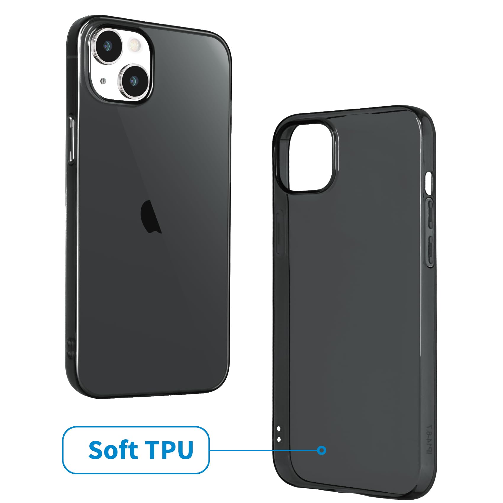 Jjgoo Compatible With Iphone 13 Mini Case, Soft Transparent Shockproof Protective Slim Thin Bumper Phone Cover For Iphone 13 Min