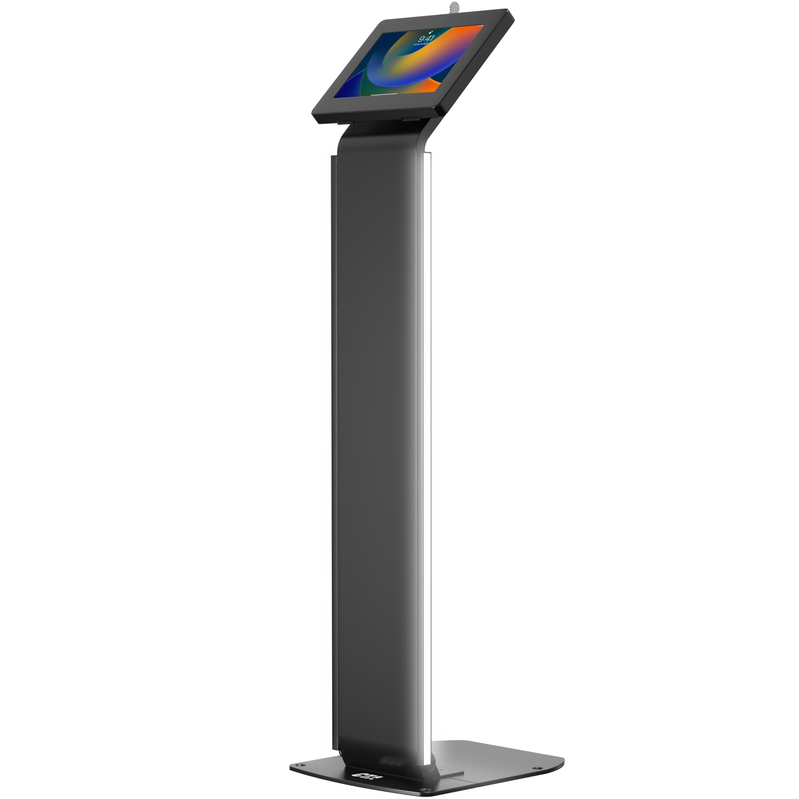 Kiosk Floor Stand with Led Lights - CTA Locking Kiosk Stand W/Led Lights Add On - for IPad 10th Gen 10.9-Inch - IPad 7/8/9 Gen 1