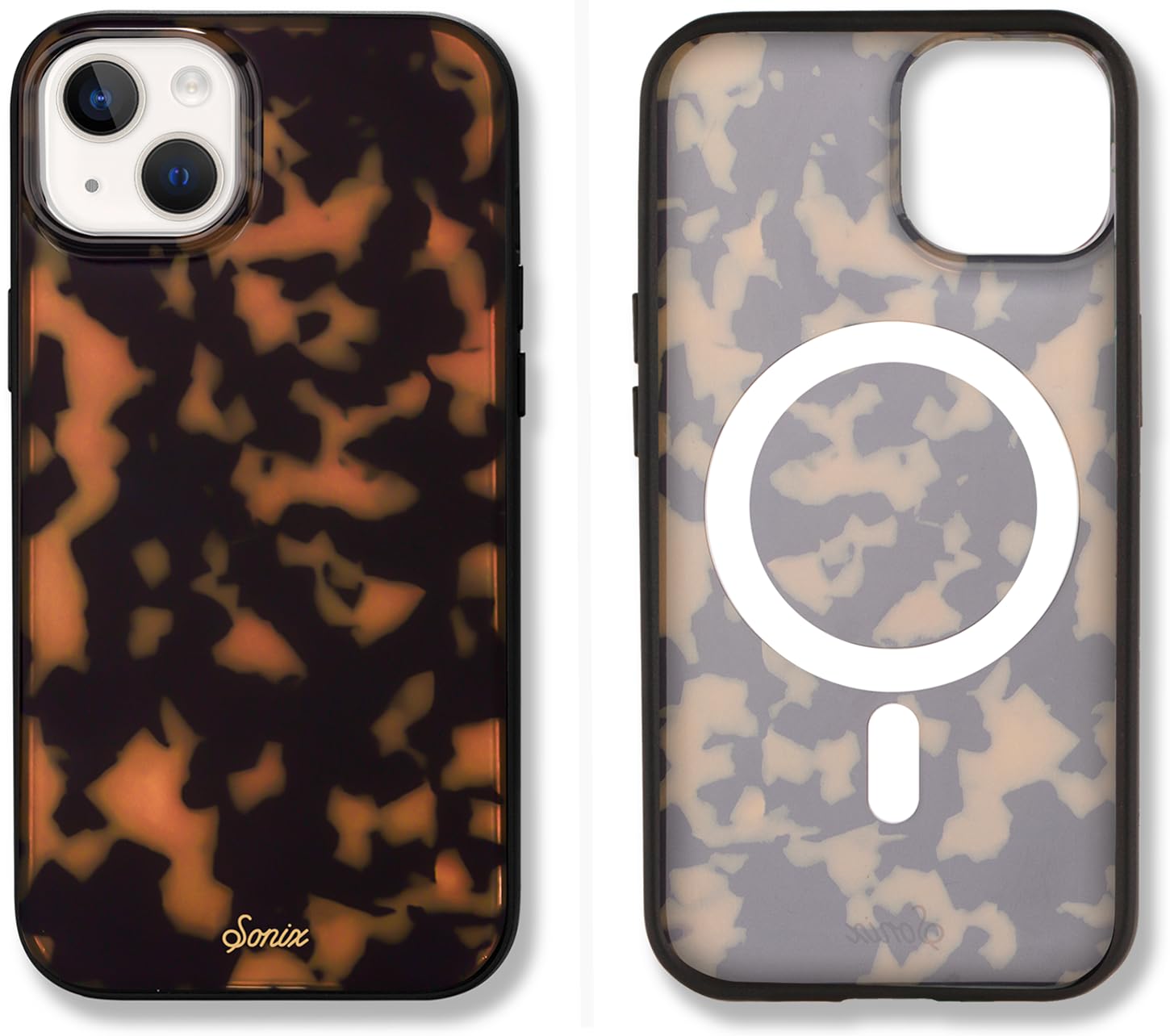Sonix Case For Iphone 15 Plus, Iphone 14 Plus | Compatible With Magsafe | 10Ft Drop Tested | Tortoiseshell | Brown Tort