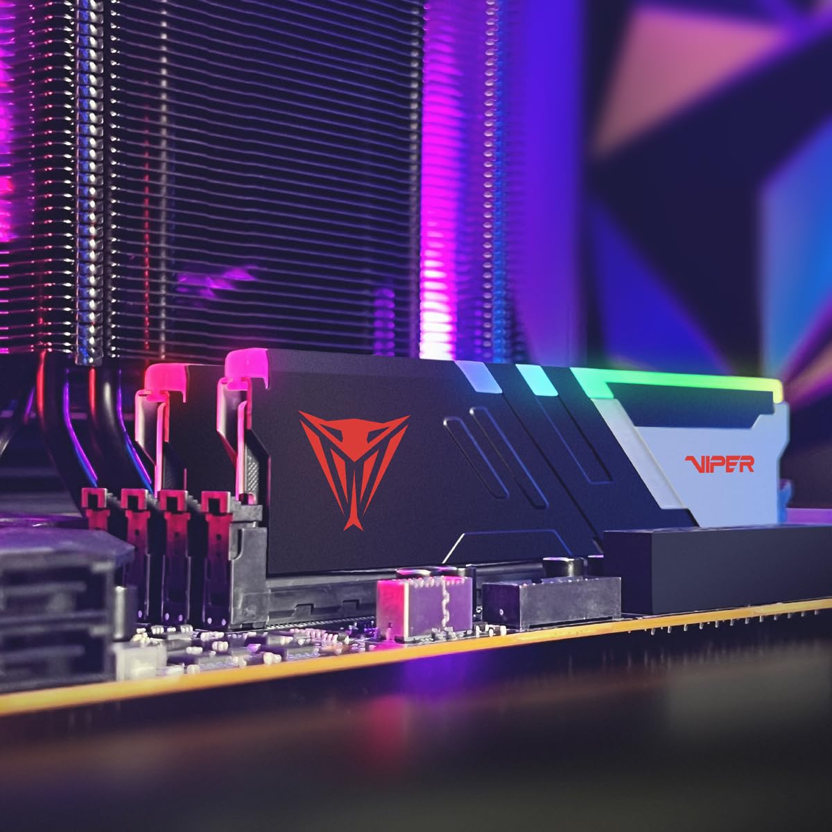 Patriot Viper Venom Rgb Ddr5 64Gb (2 X 32Gb) 5600Mhz Udimm Desktop Gaming Memory Kit - Pvvr564G560C40K