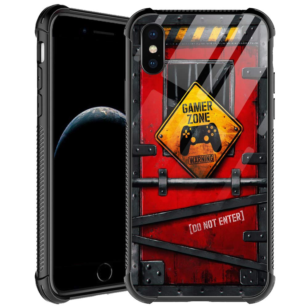 Iphone Xs Max Case,Gamer Zone Iphone Xs Max Cases For Men Boys,Shockproof Anti Scratch Soft Tpu Pattern Design Case For Apple Ip