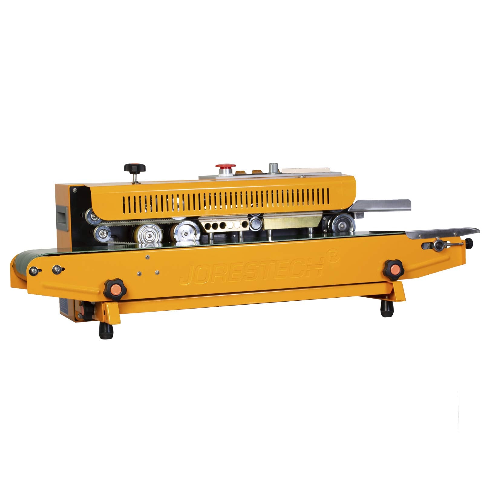 Jorestech Industrial Continuous Band Sealer For Plastic & Laminated Bags Horizontal/Vertical Cbs 630