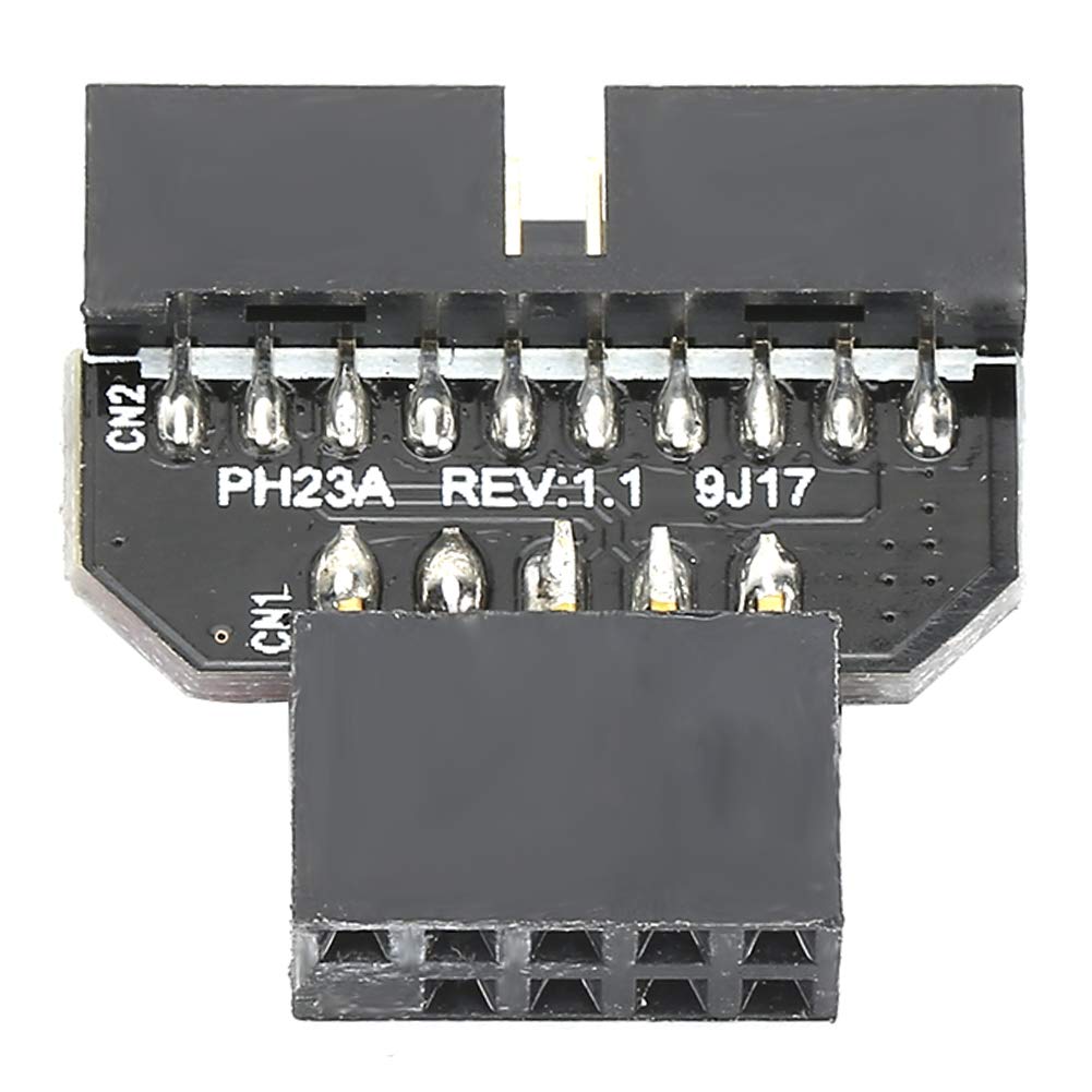 Sugoyi Usb 2.0 9 Pin To Usb 3.0 19P Motherboard Adapter Converter Adapter, Computer Mainboard Adapter, For Pc Computer Desktop(P