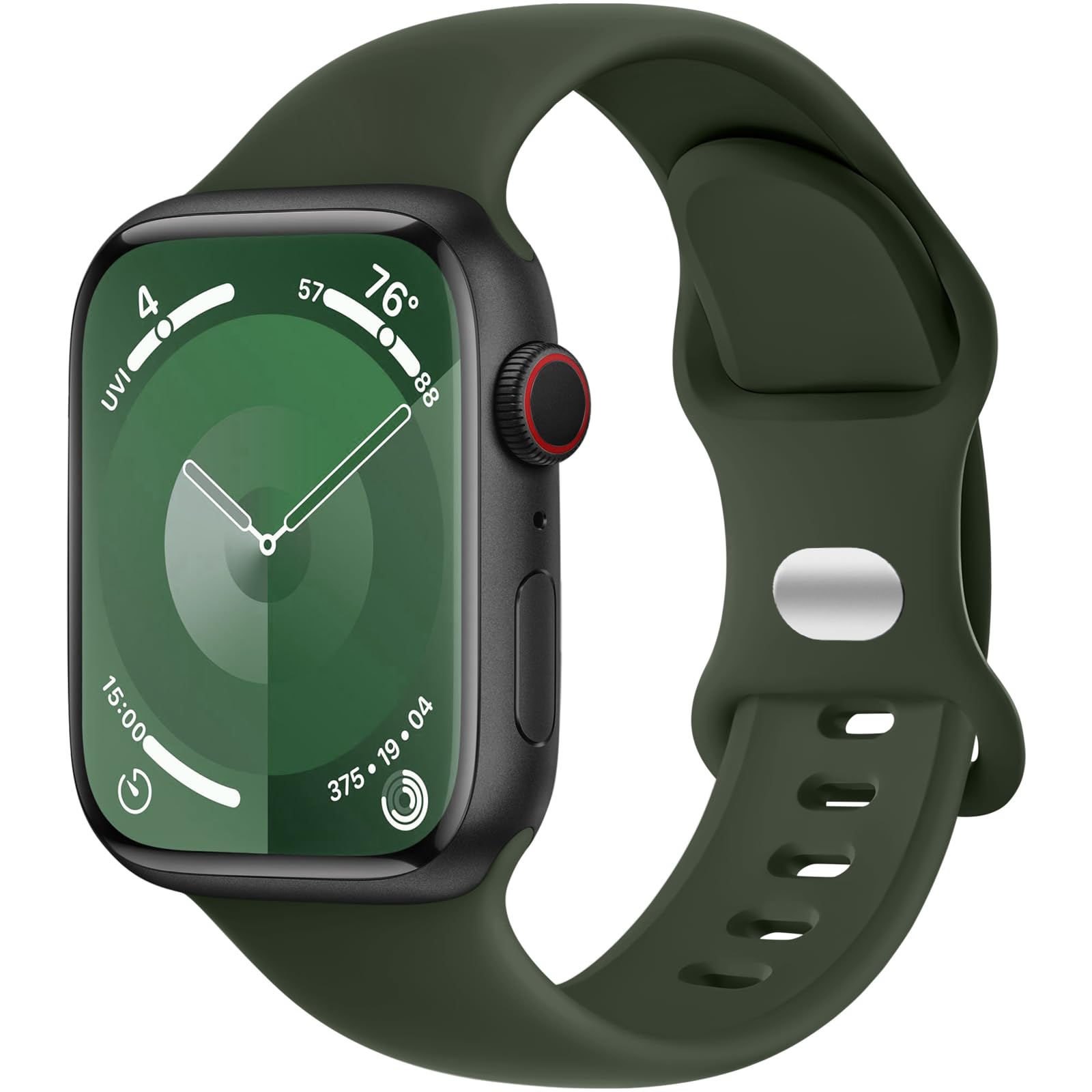 Daqin Sport Band Compatible With Apple Watch Band 44Mm 45Mm 46Mm 49Mm 38Mm 40Mm 41Mm 42Mm Men,Soft Silicone Waterproof Strap For