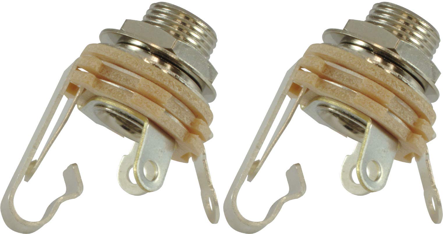 Jack - Switchcraft, 1/4, Mono, 2-Conductor, Type 12A, package of 2