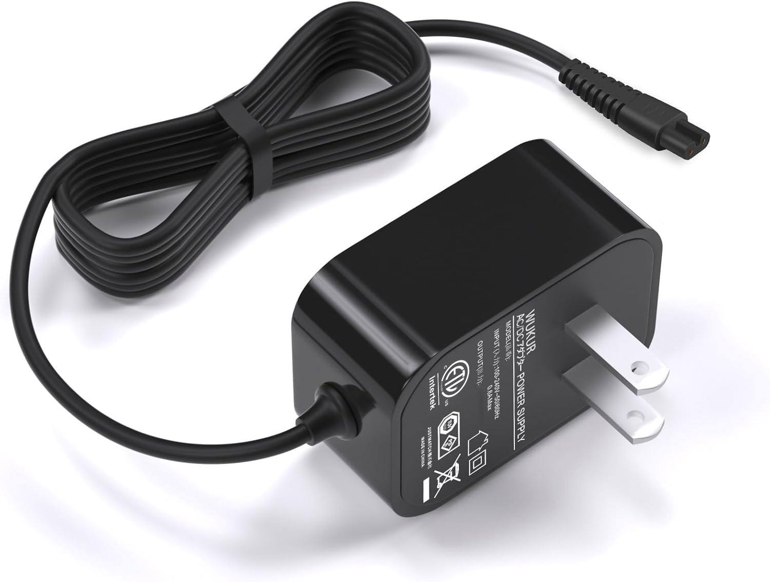 WUKUR 9V Charger for LABIGO Electric Spin Scrubber Compatible with Voweek VWS211, SP02, for LABIGO LA1, for Homitt HM115C HM115C