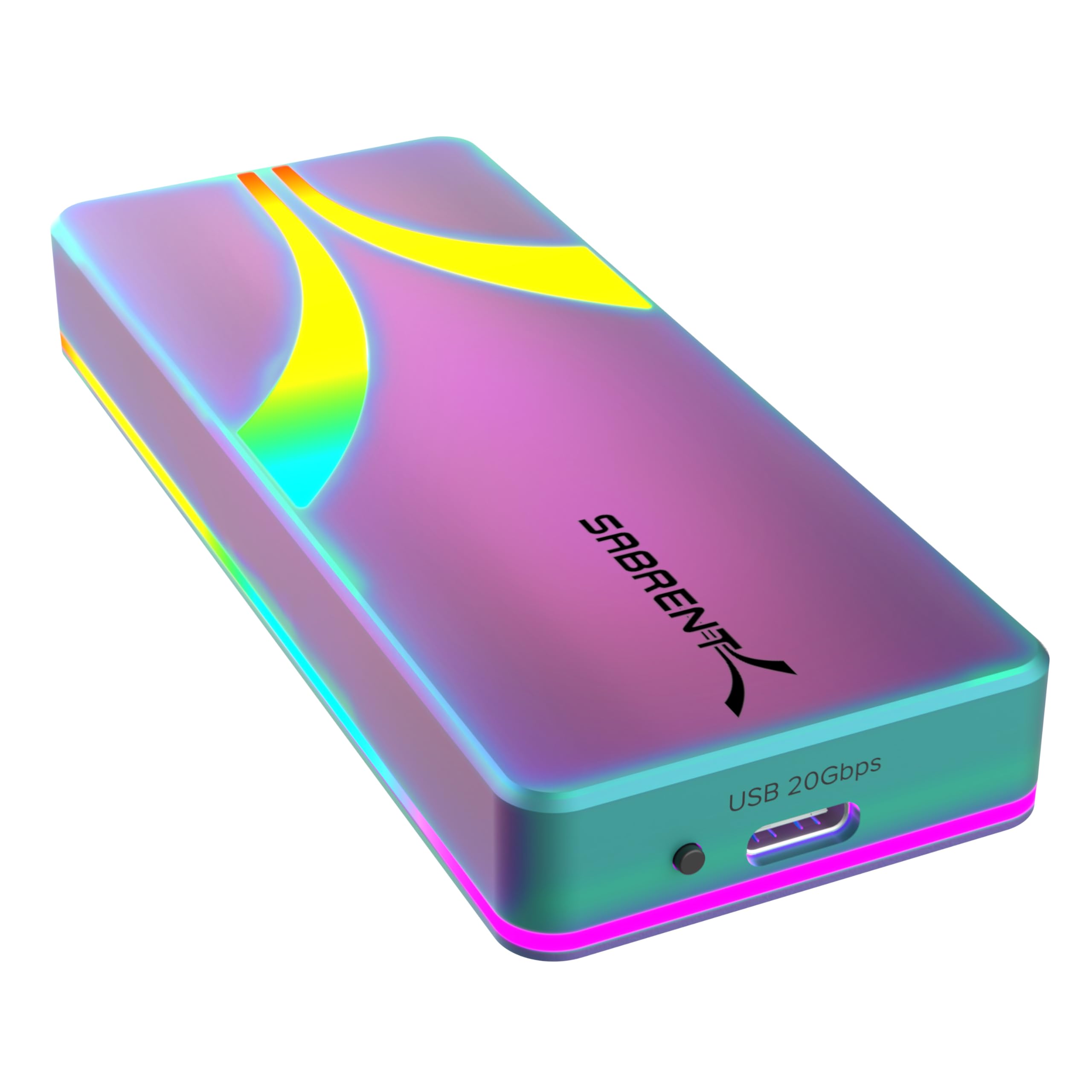 Sabrent Rocket Rgb Usb C 20Gbps M.2 Sata/Nvme Ssd Enclosure   Special Edition (Ec Rgbc)
