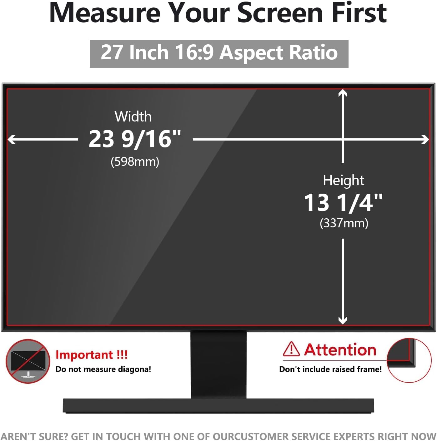 Pozlle 27 Inch Computer Privacy Screen Shield [2 Pack] For 16:9 Widescreen Desktop Monitor   Anti Glare Blue Light Privacy Filte