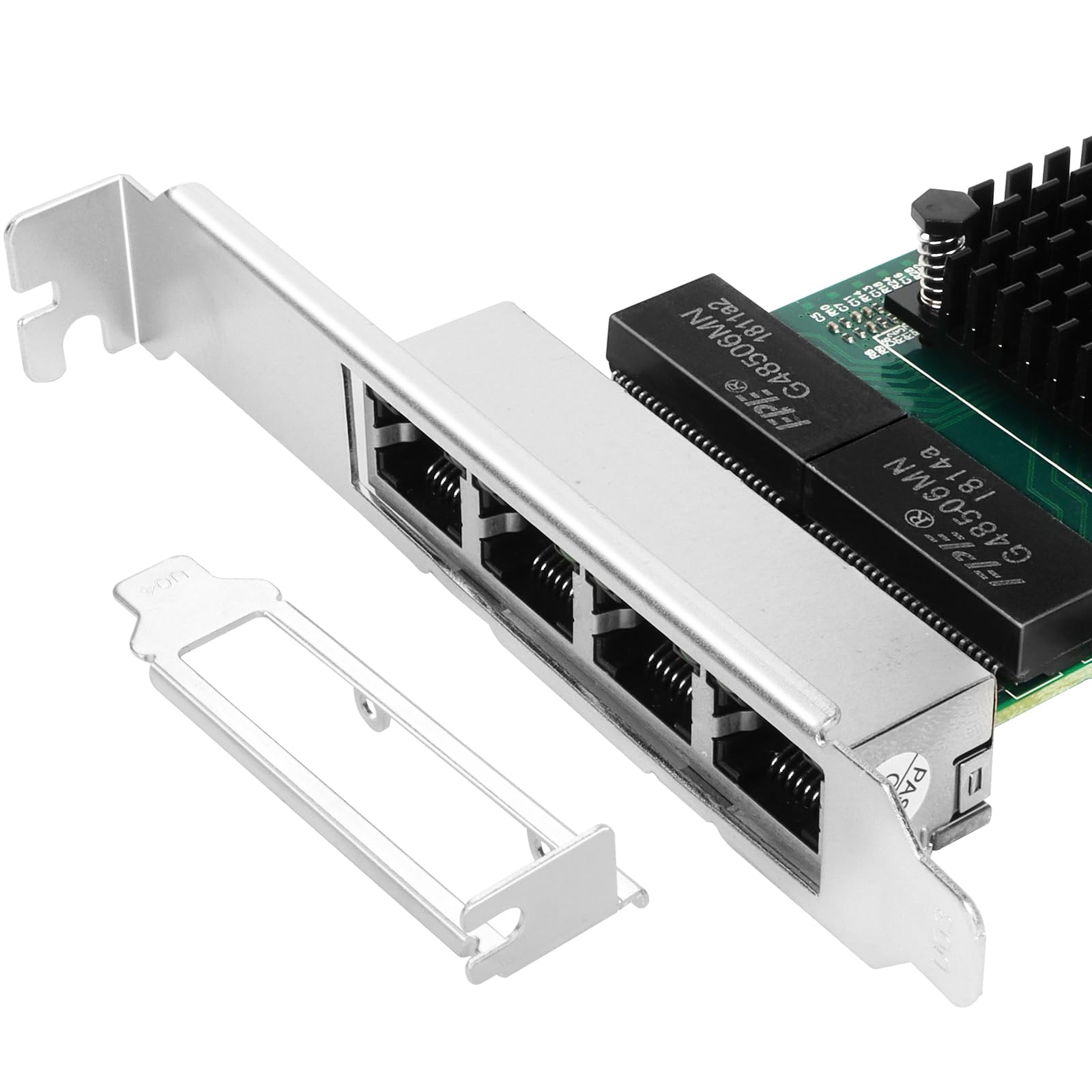 Gigabit Quad Rj45 Port Ethernet Server Adapter Netxtreme Bcm5719 Chipset Pci Express 10/100/1000Mbps Network Lan Card For Window