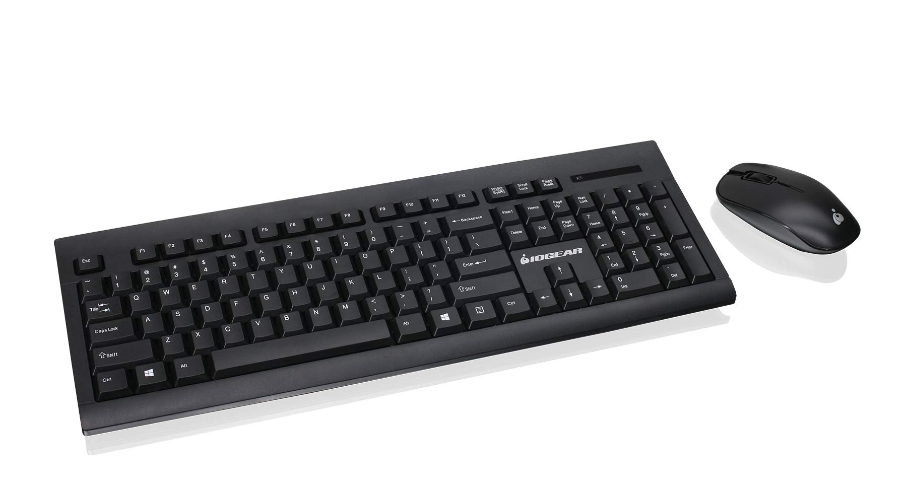 Iogear Wireless Keyboard And Mouse - 2.4Ghz Full-Size Mouse Keyboard Combo - Spill-Resistant/Spill-Proof - Mac (10.2.X Or Later)