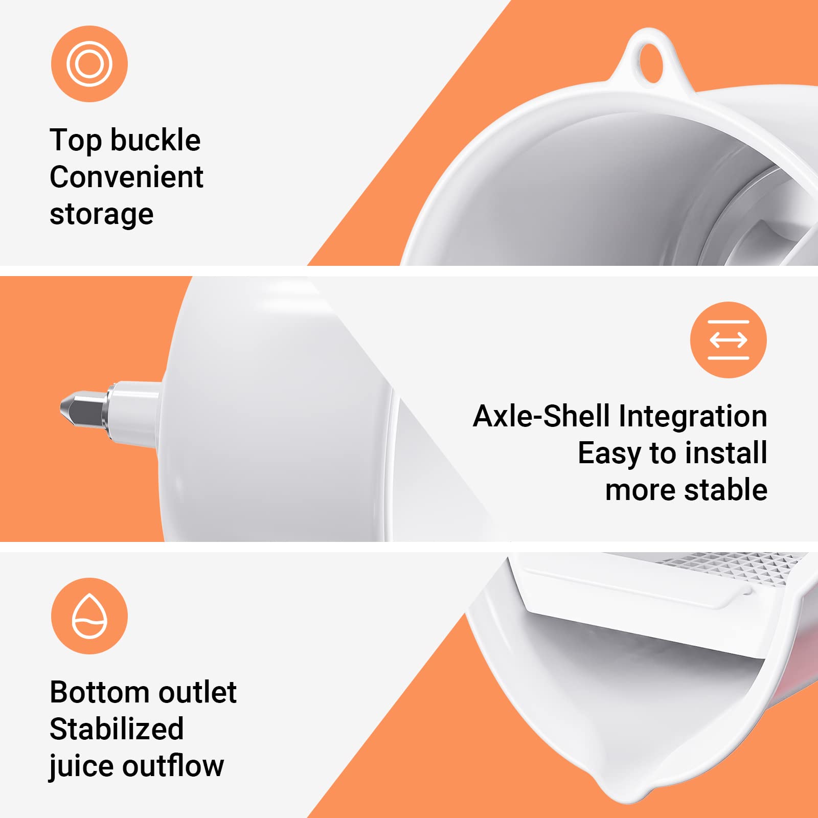 Juicer Attachment For Kitchenaid Stand Mixer With 2 Size Reamer, Citrus Squeezer For Kitchenaid Juicer Attachment, Juicer For Ki