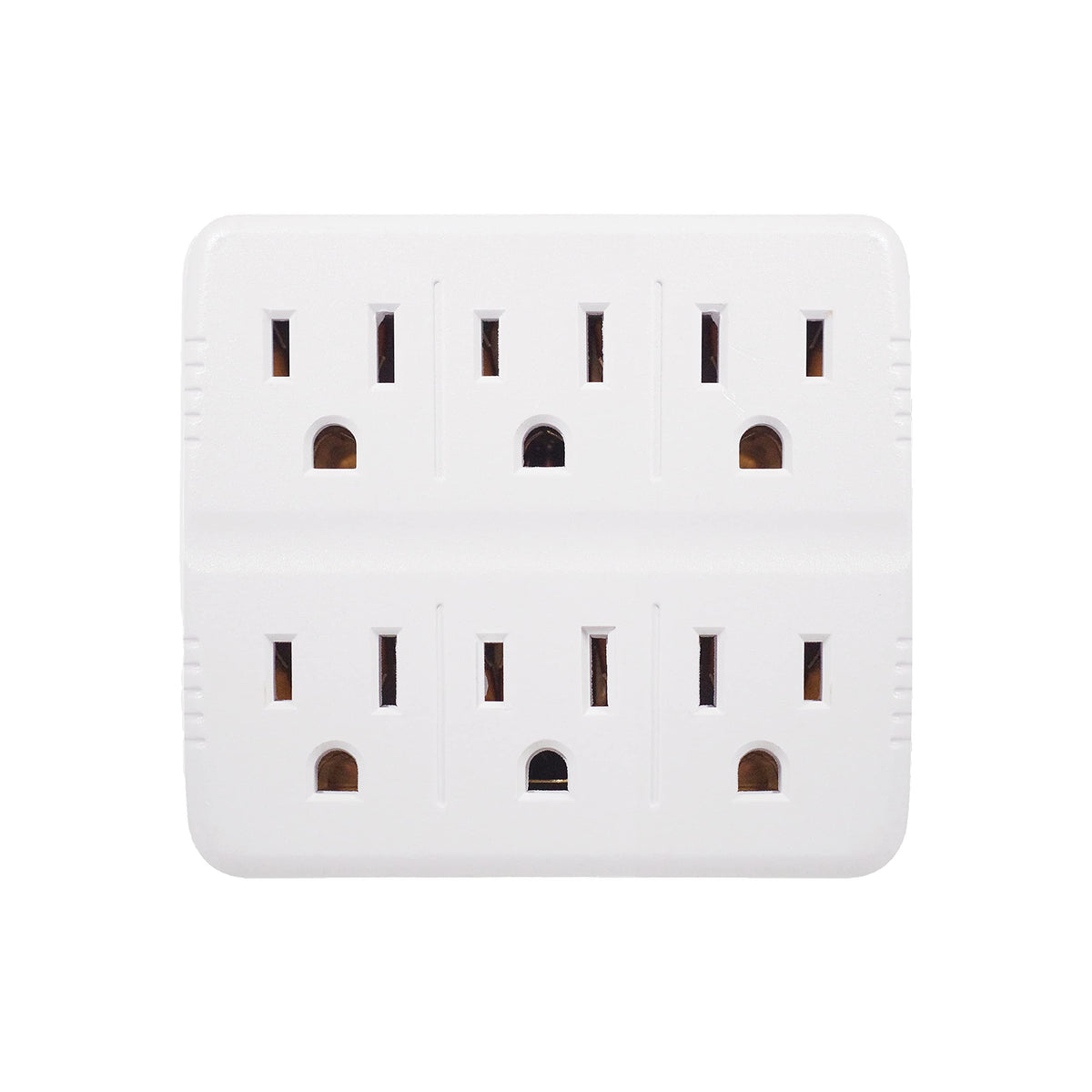 Gogreen Power (Gg 16000Tw) 6 Outlet Wall Tap Adapter, White