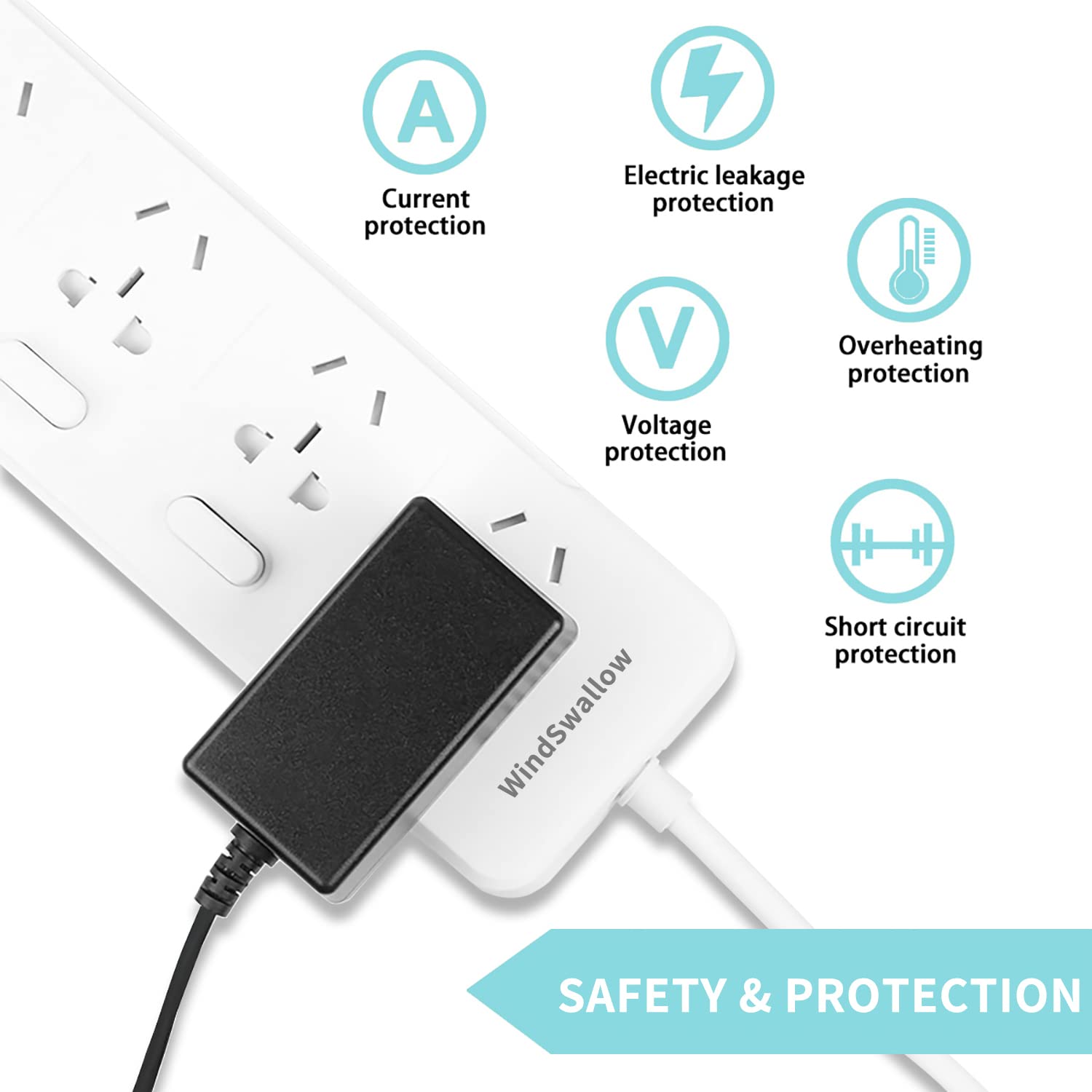 18V 1A Power Supply Adapter, [18 Volts 1 Amps, 6Ft Cord] Ac To Dc Plug 5.5 X 2.1Mm & 2.5Mm For 18Volt 100Ma ~ 1000Ma Equipment