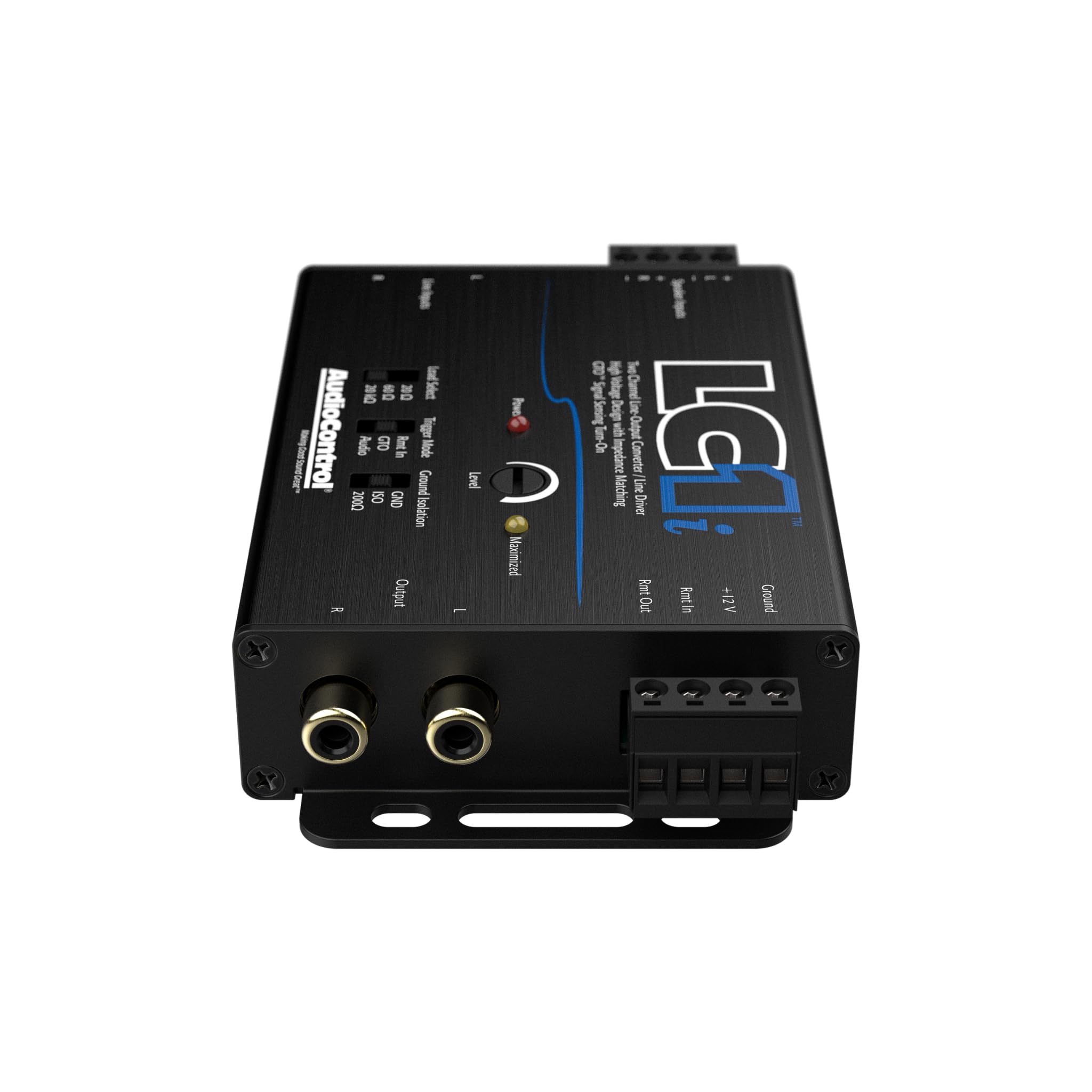 Audiocontrol Lc1I Active 2 Channel Line Driver/Line Output Converter, Provides Input Signal To Add Amplifier To Factory Car Radio, Impedance Matching, Distortion Free